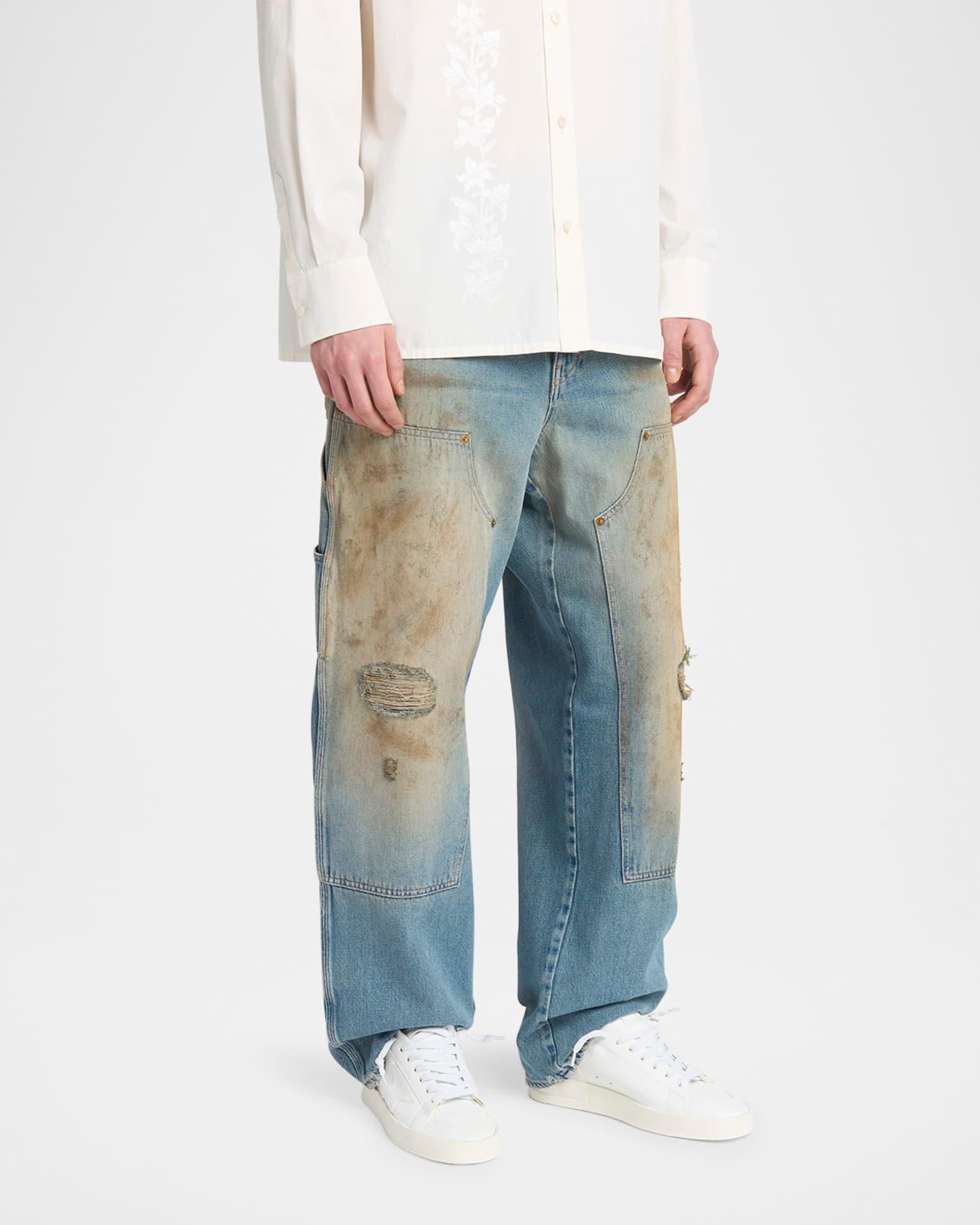 Men's Stardan Leather Low-Top Sneakers Product Image