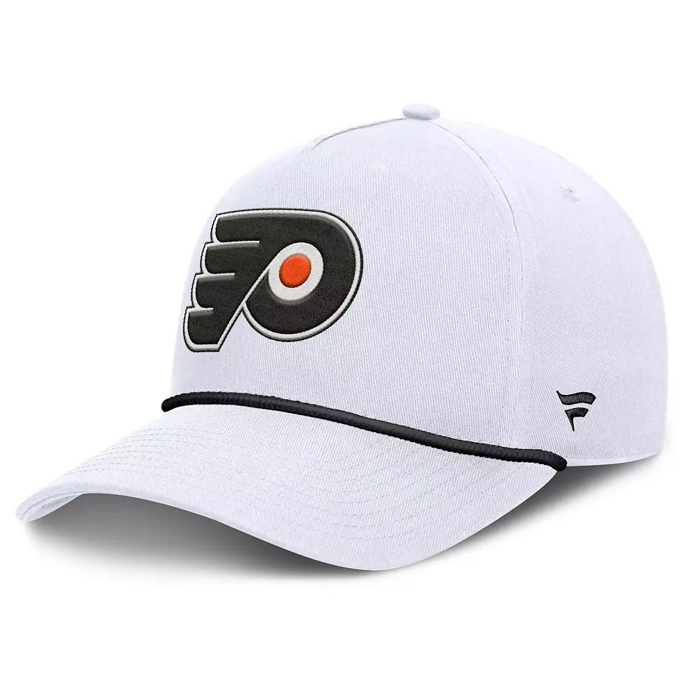 Men's Fanatics White Philadelphia Flyers Rope A-Frame Adjustable Hat, Fly White Product Image