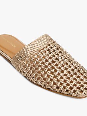 Metallic Crochet Mule Product Image
