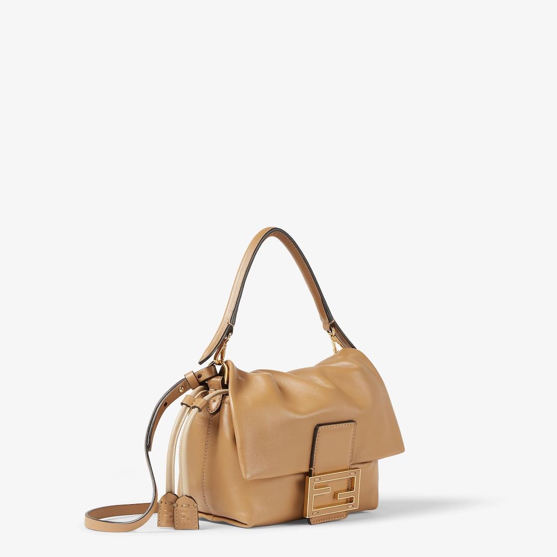 Mamma Baguette SmallCappuccino nappa leather mini-bag Product Image