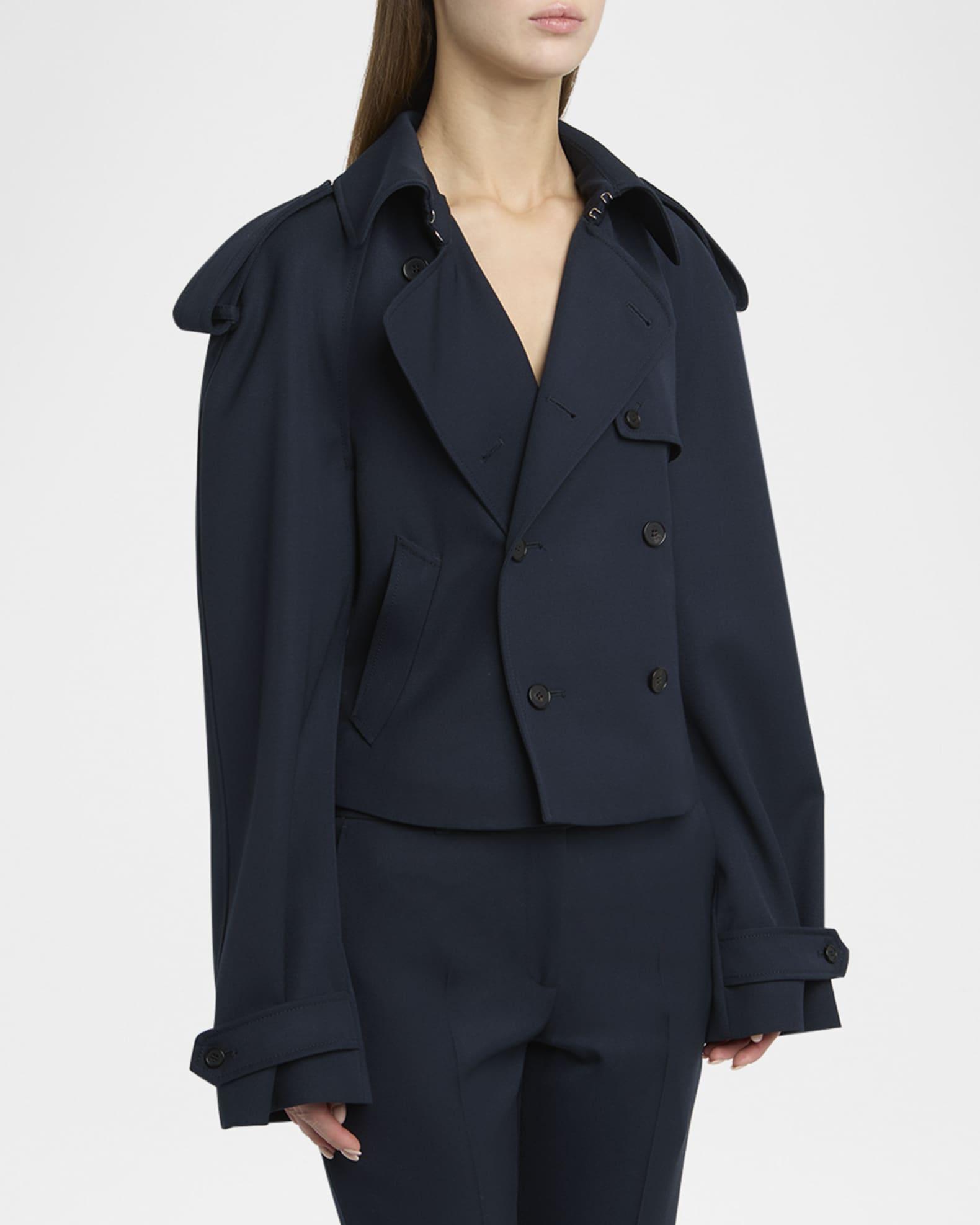 Cropped Trench Coat  Product Image