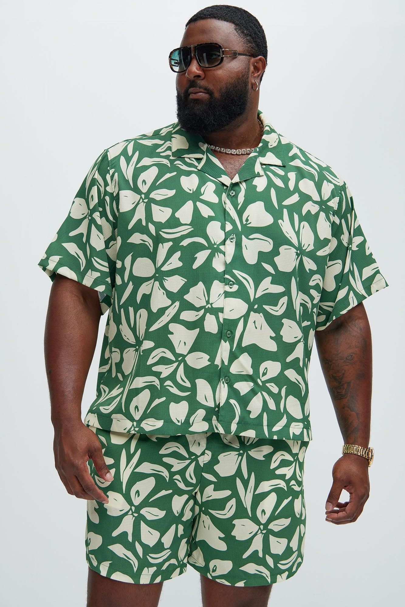 Hala Textured Shirt - Green Product Image