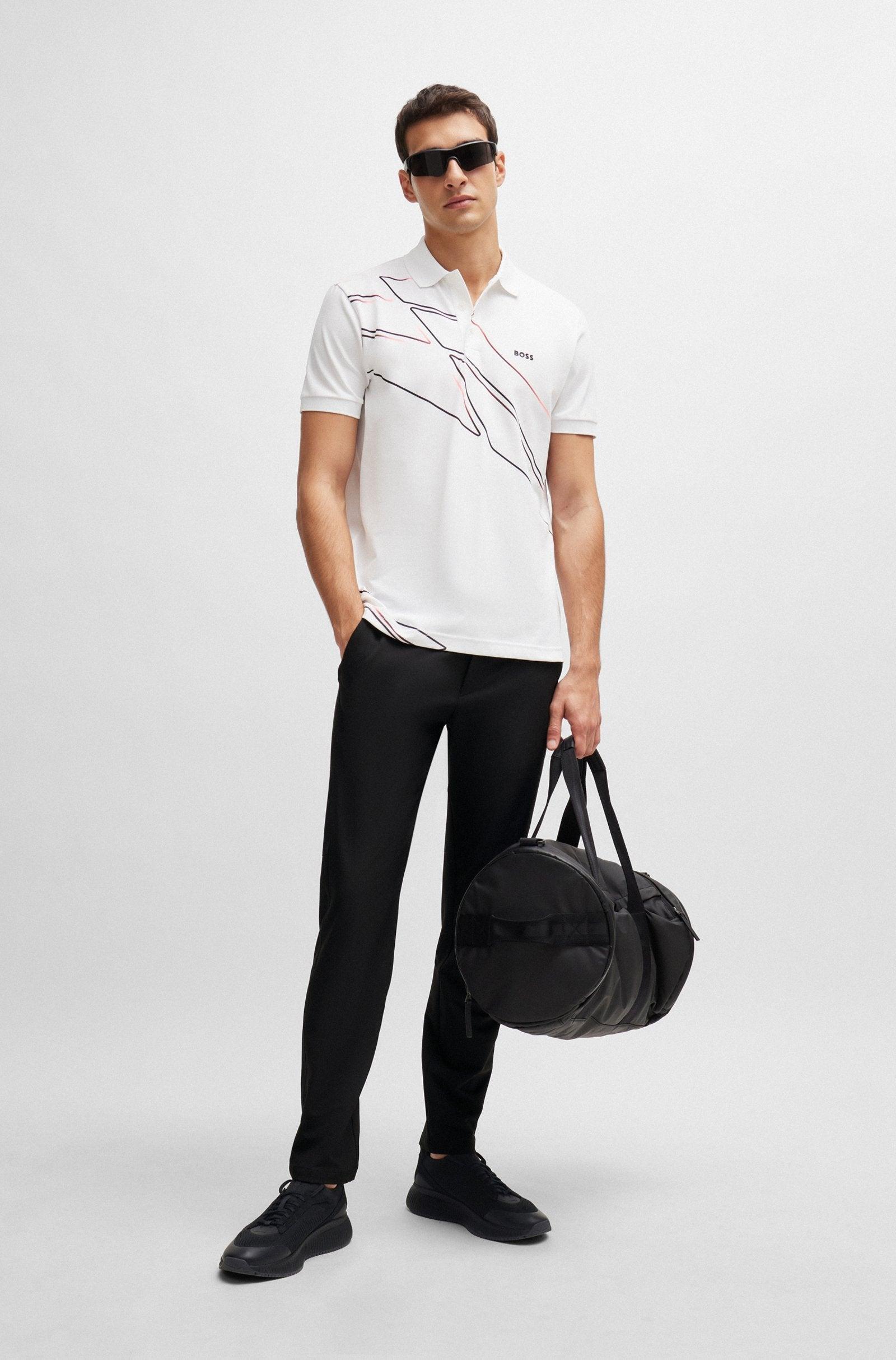 Boss Active-Stretch Polo Shirt with Seasonal Artwork Product Image