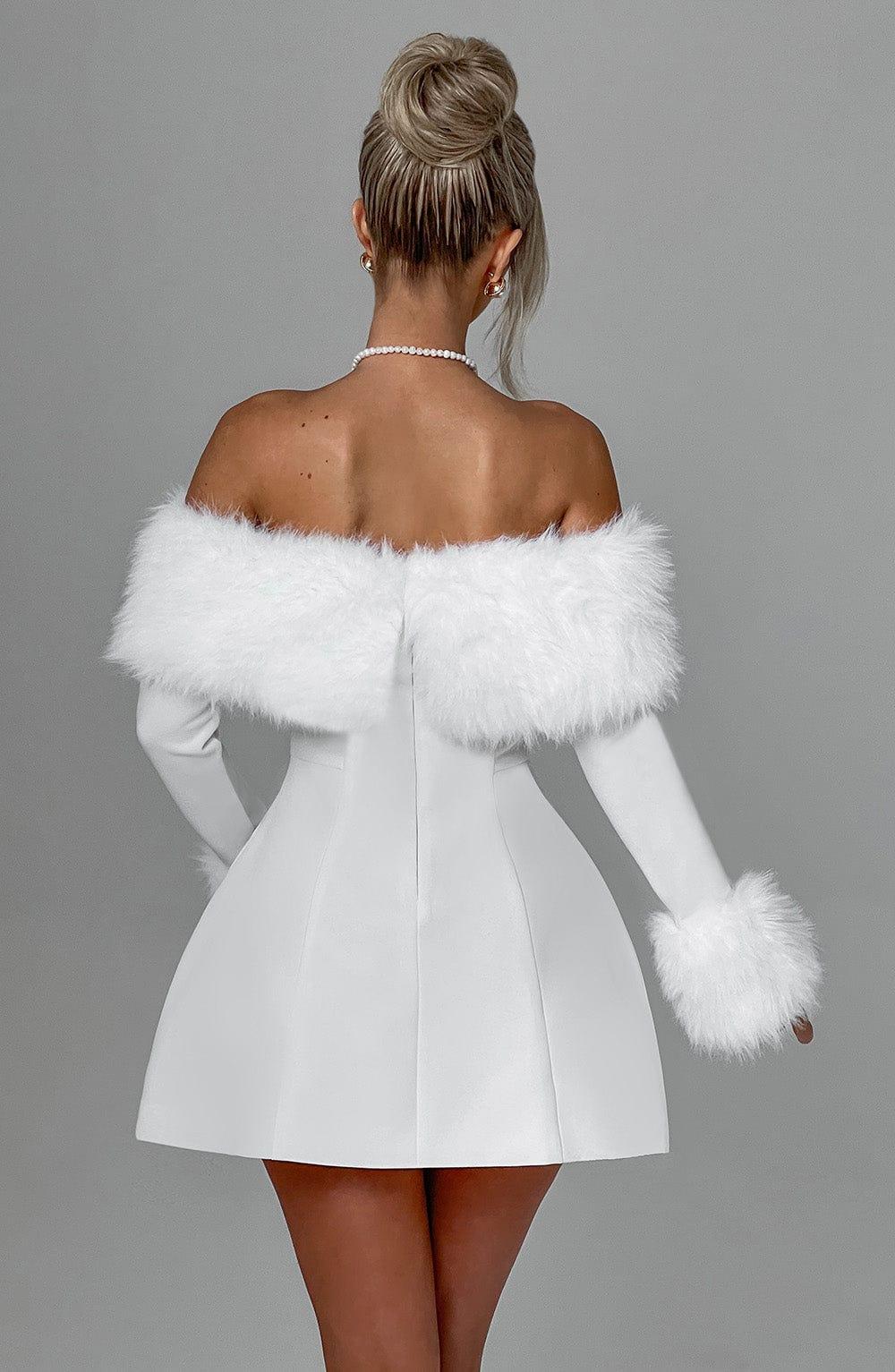 Villanelle Mini Dress - Ivory Product Image