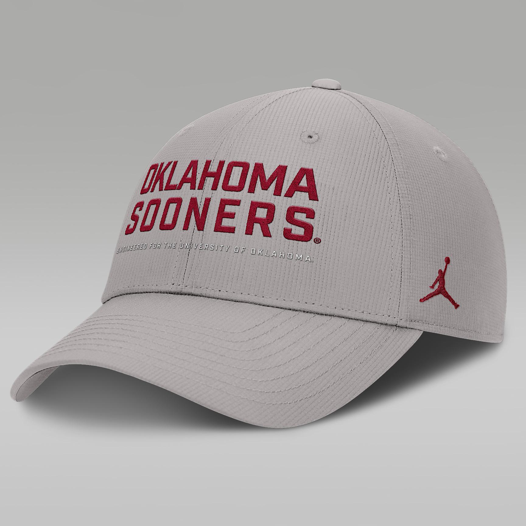 Mens Oklahoma On-Field Club Gameday Jordan Brand Dri-FIT College Adjustable Hat | JC0809TOKN-CDY Product Image