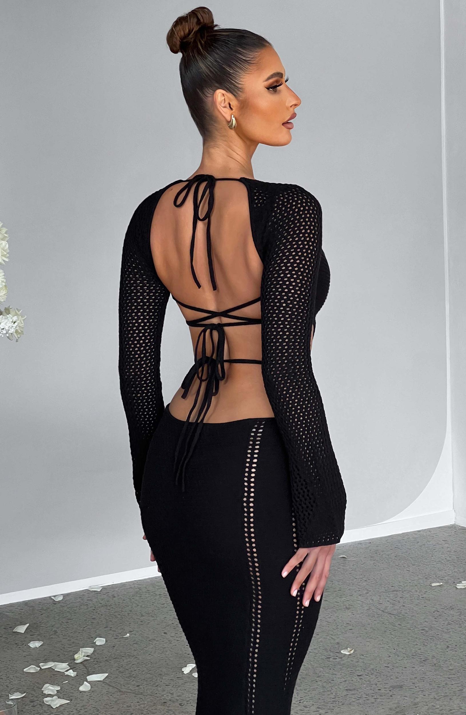 Nadine Maxi Dress - Black Product Image