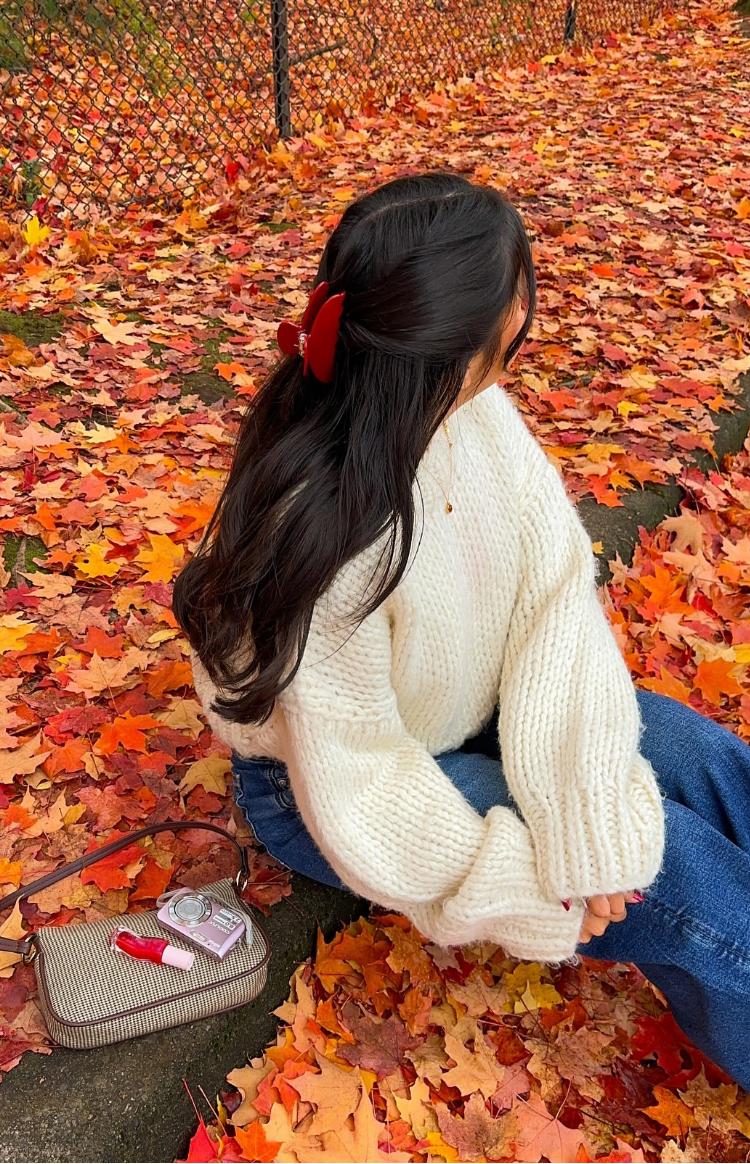 Belmont Cream Stripe Sweater Product Image