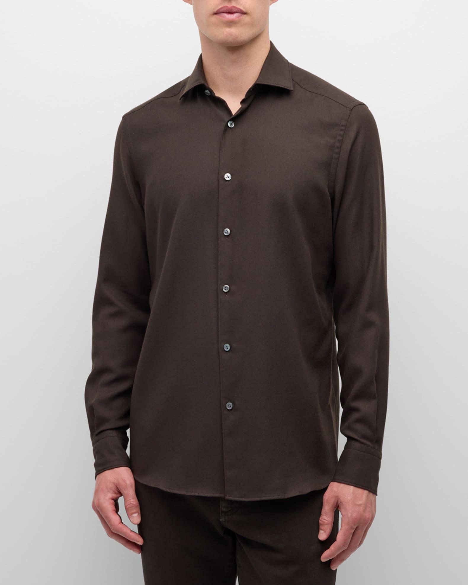 Men's Cashco Cotton and Cashmere Sport Shirt Product Image