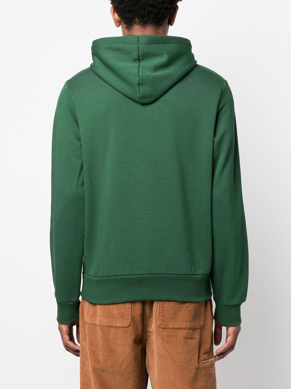 logo-patch drawstring hoodie Product Image