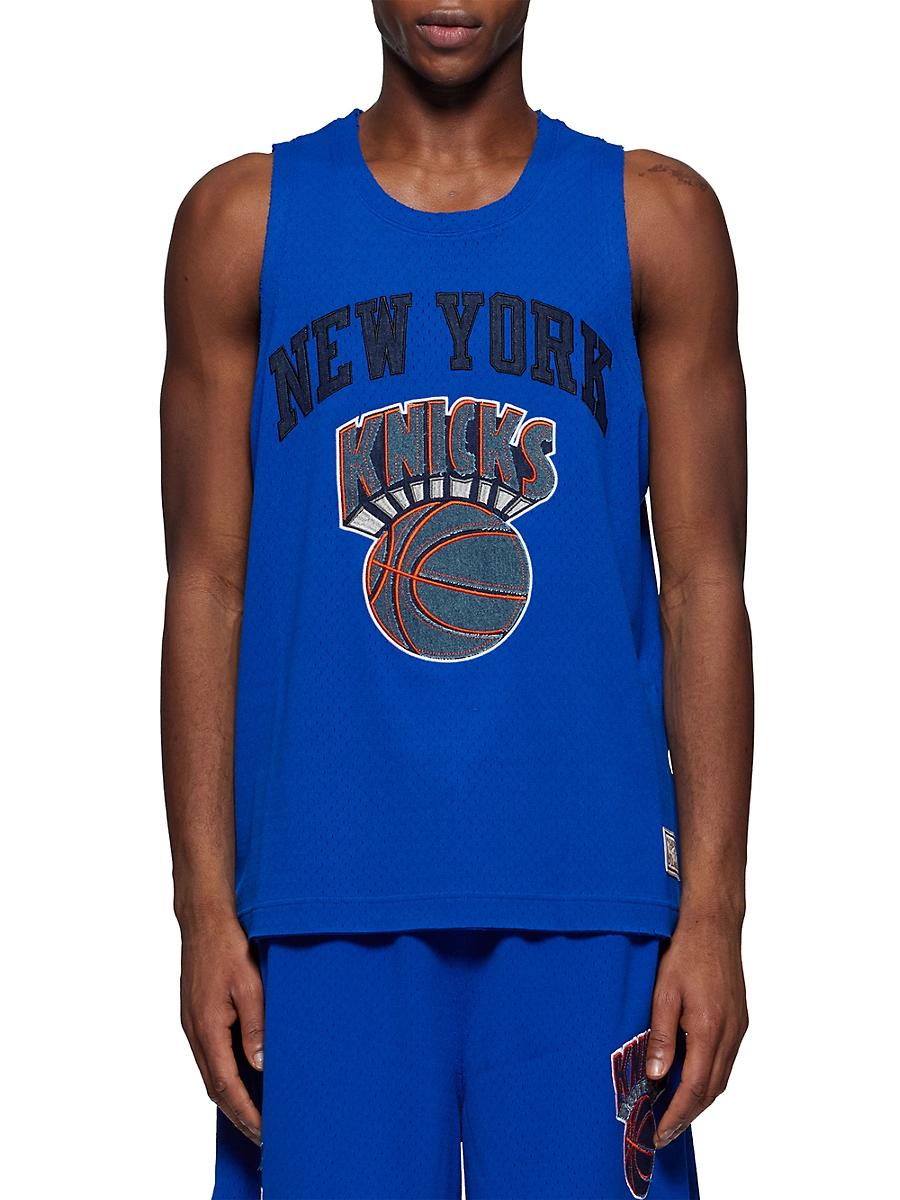 Men's NY Knicks Mesh Jersey Tank Top Product Image