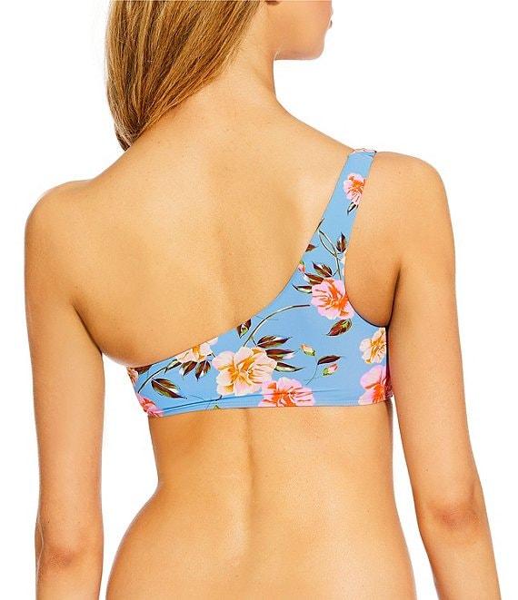 GB Bella Flora Scrunchie Textured Classic Hipster Swim Bottom Product Image