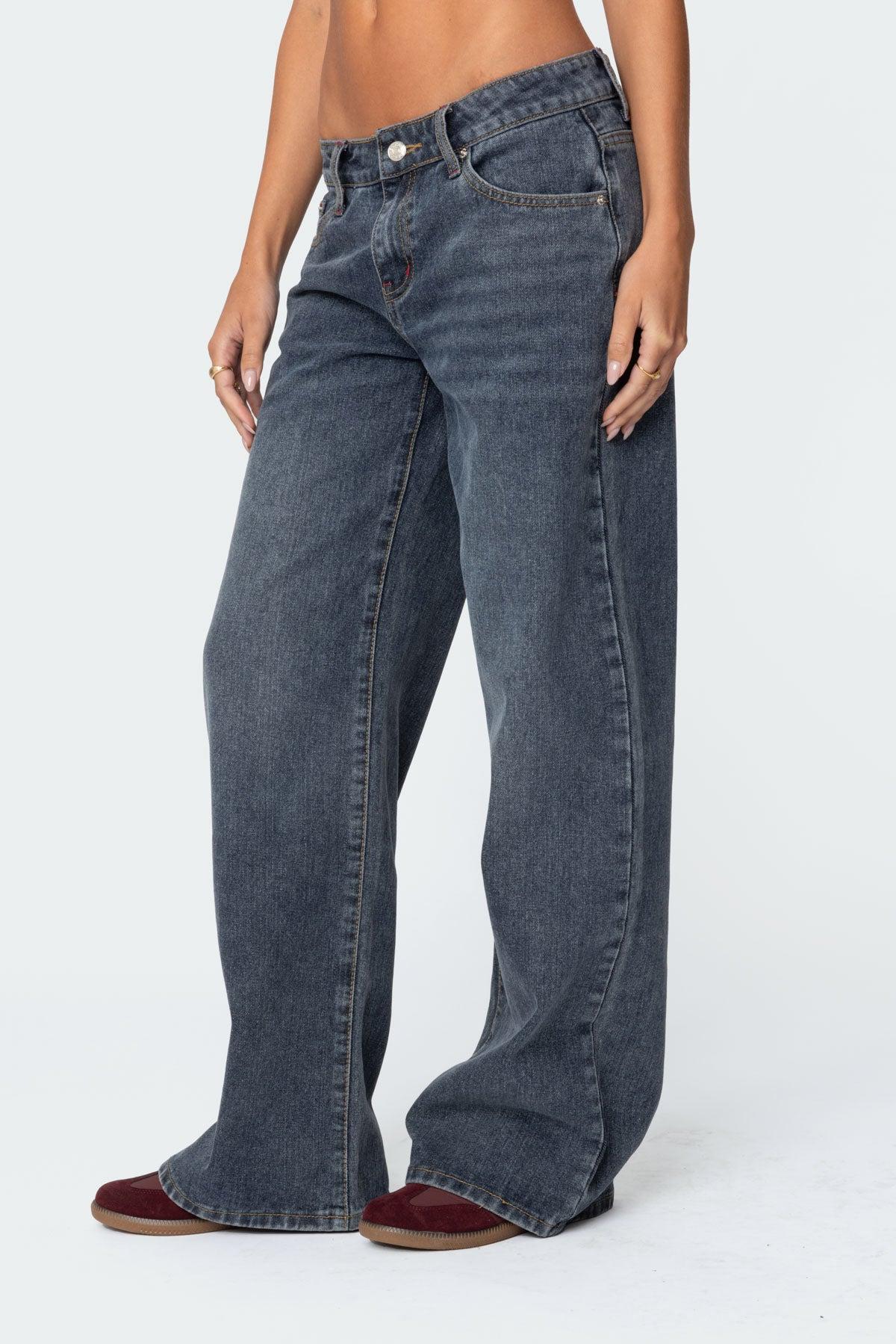 Ace Low Rise Baggy Jeans Product Image