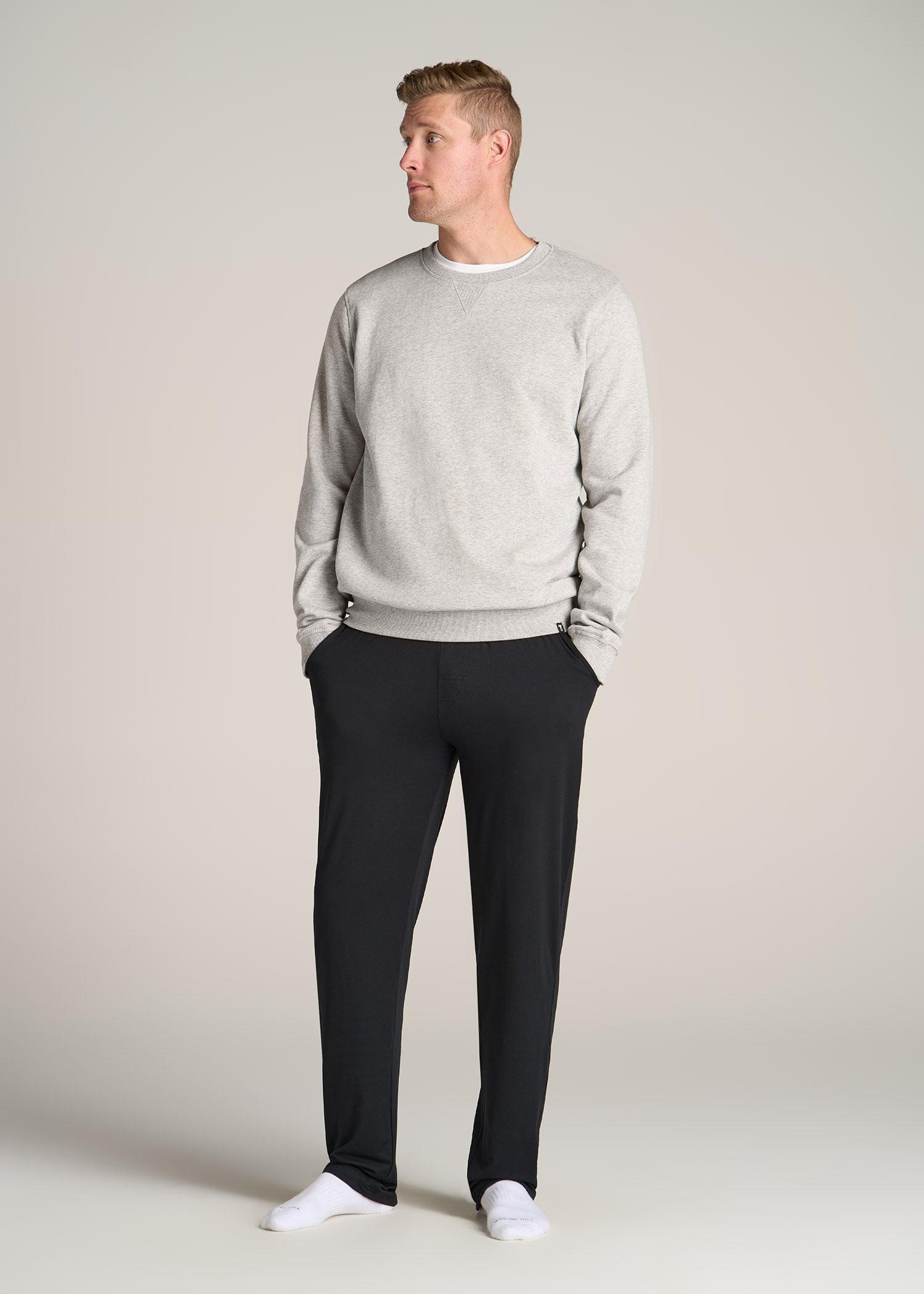 Weekender Stretch Lounge Pants for Tall Men in Black Male Product Image