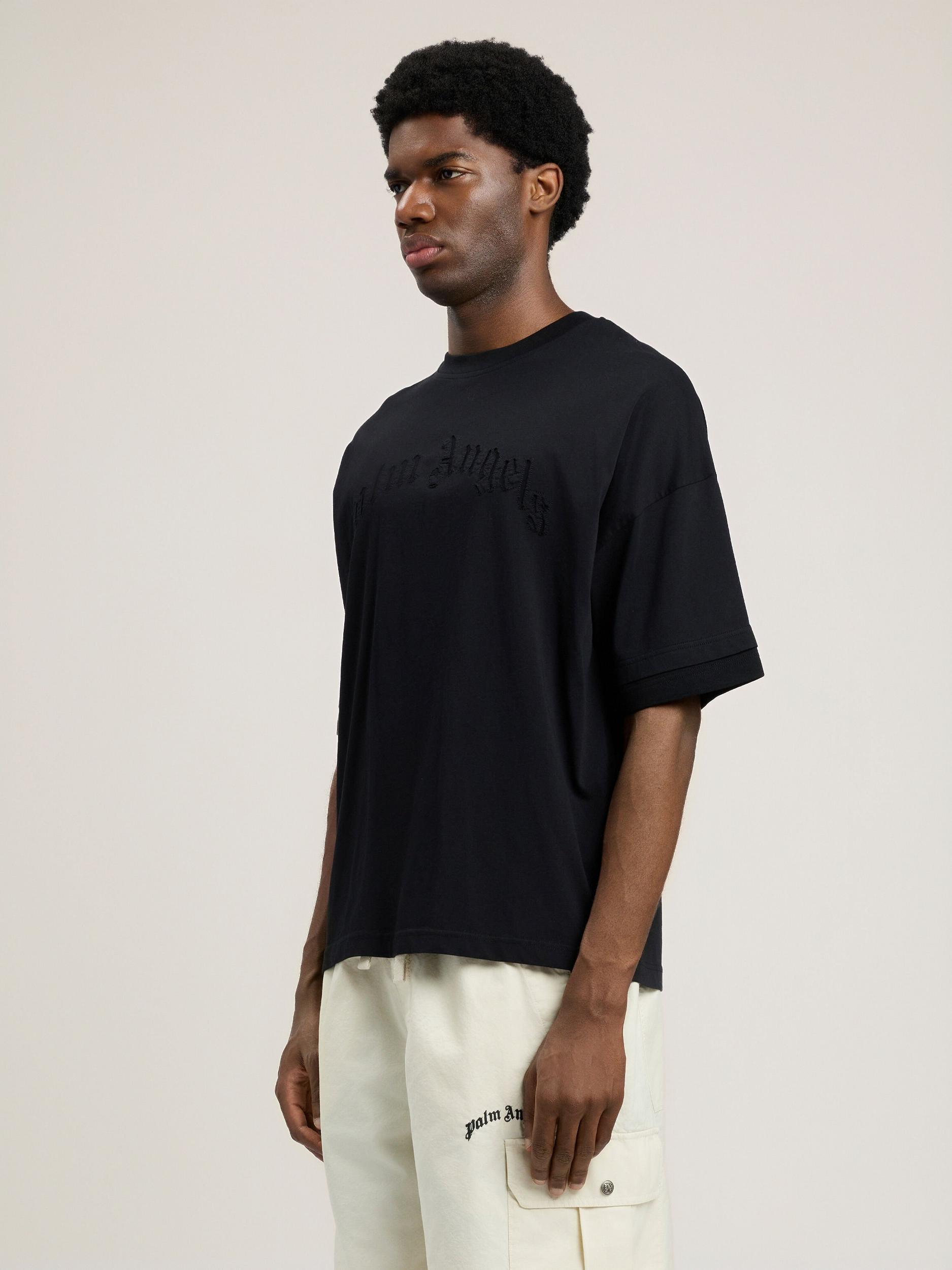 Curved Logo Loose Double T-Shirt Product Image
