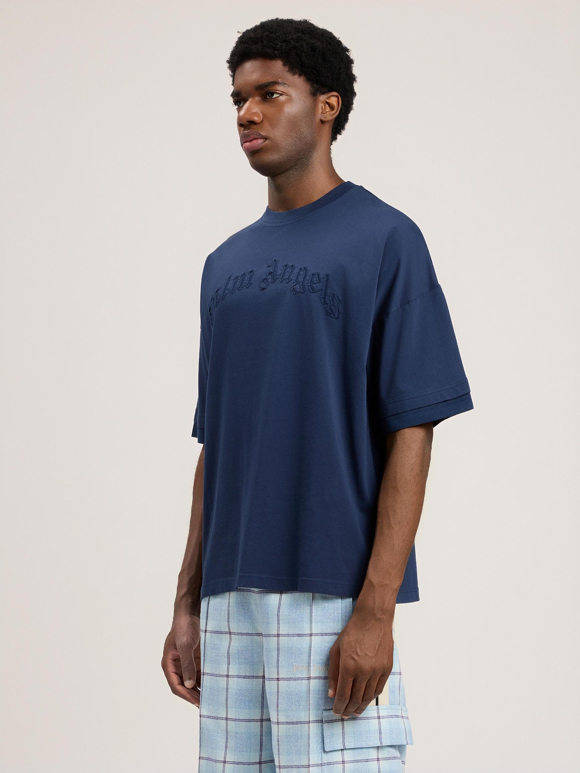 Curved Logo Loose Double T-Shirt Product Image