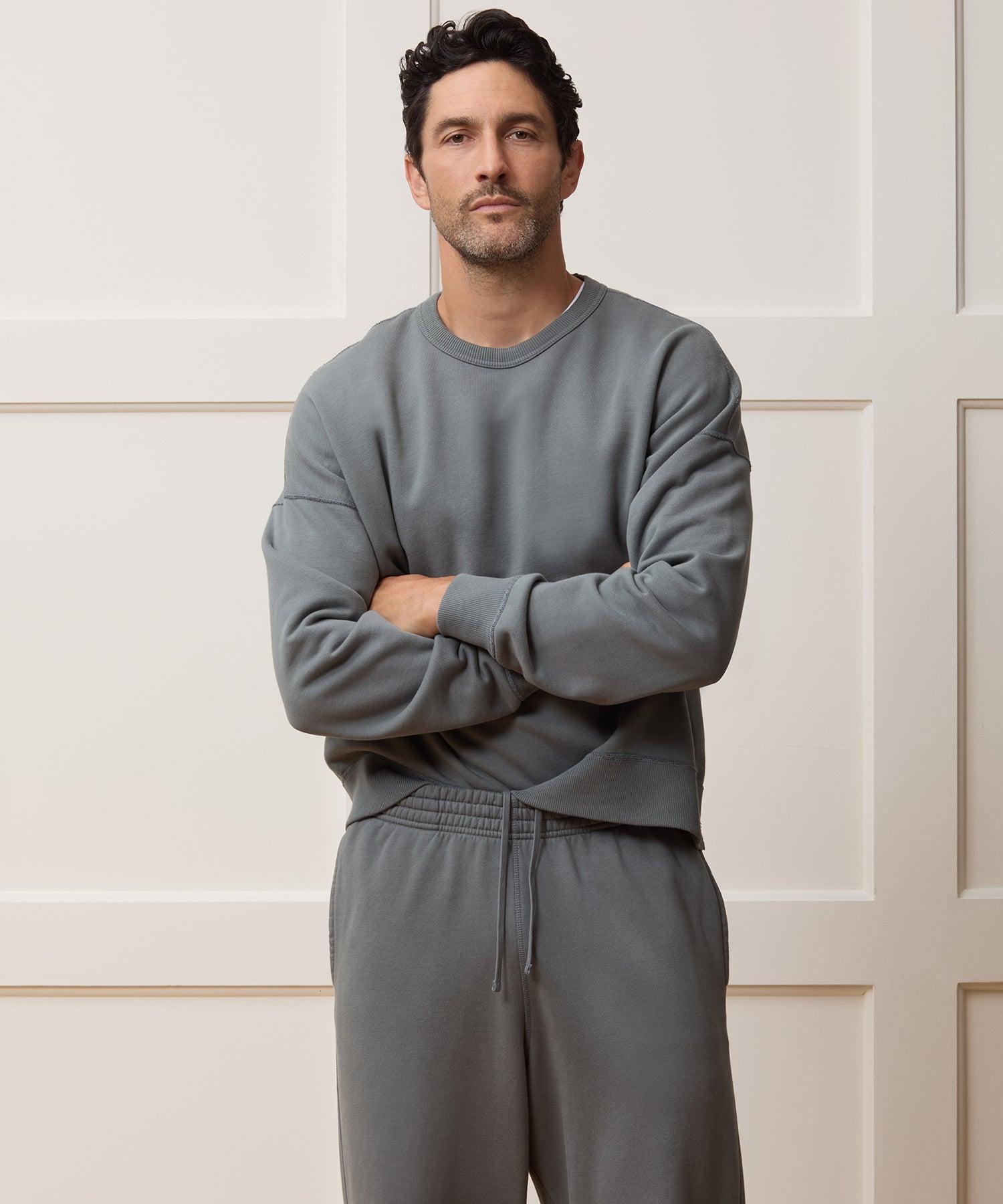 Relaxed Portuguese Terry Crewneck Product Image