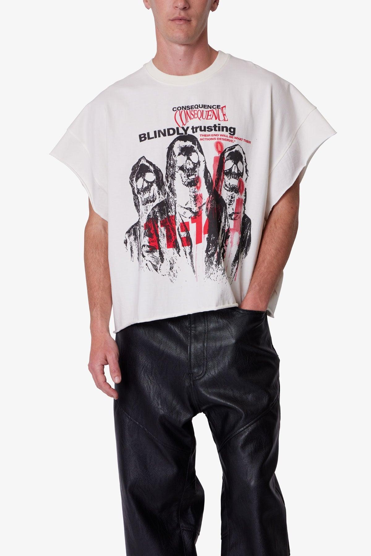 Grim Cutoff Tee - Off White Product Image