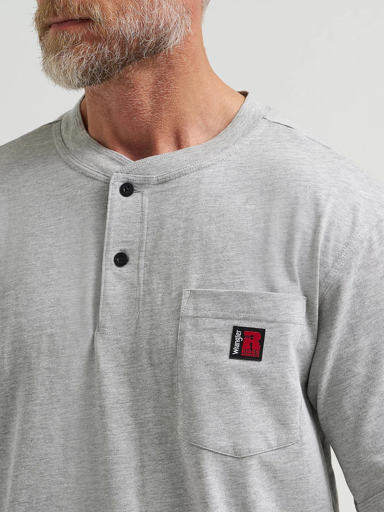 Wrangler® RIGGS Workwear® Short Sleeve Henley | Men's SHIRTS | Wrangler® Product Image