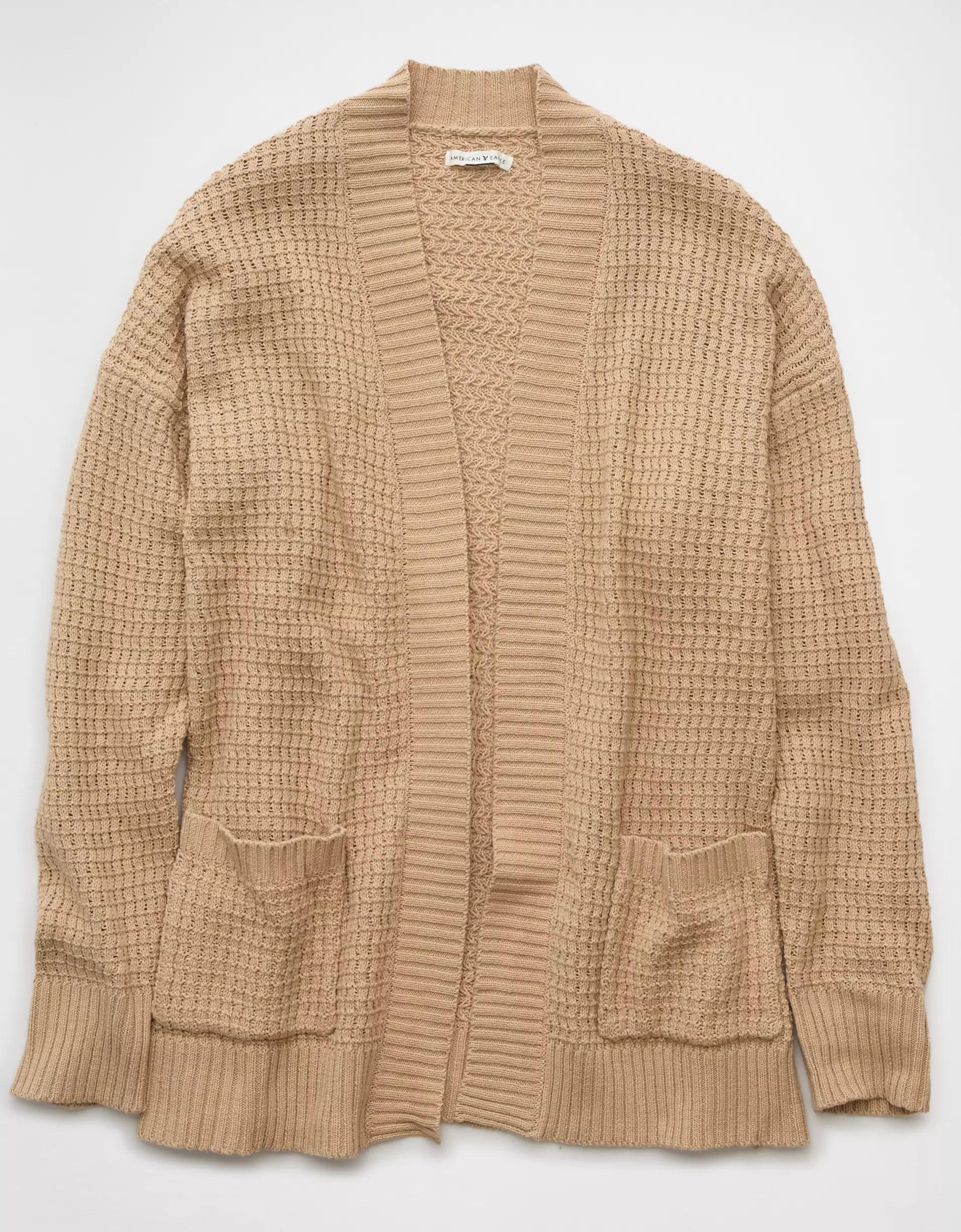 AE Open Knit Cardigan Product Image