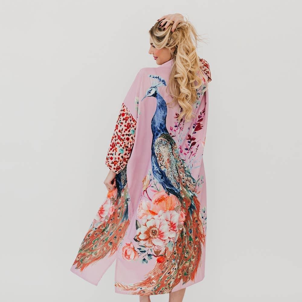 Peacock Summer Kimono Product Image