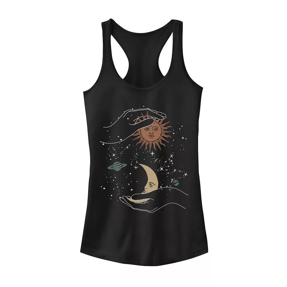 Juniors' Moon Flower Zodiac Graphic Tank Top, Girl's,  Product Image