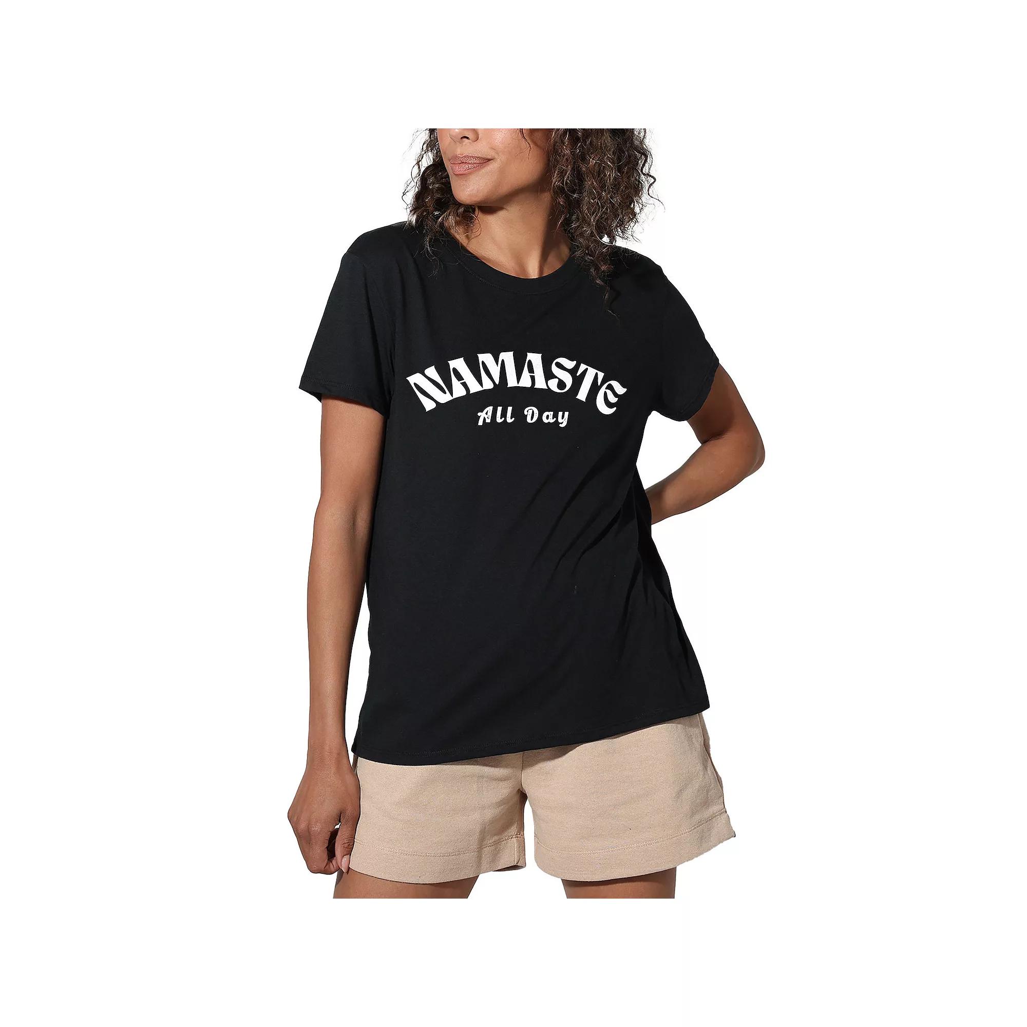 Women's Suburban Riot Namaste All Day Relaxed Fit Tee, Girl's,  Product Image