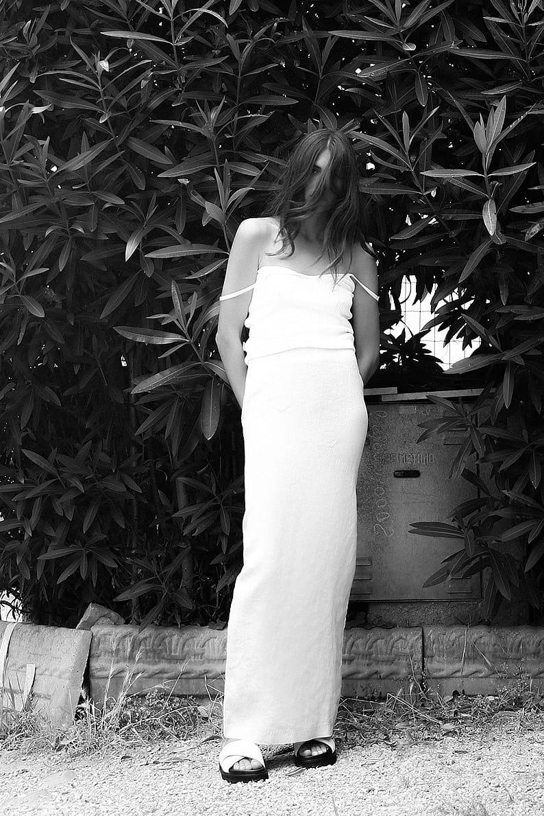 Linen Maxi Skirt Product Image