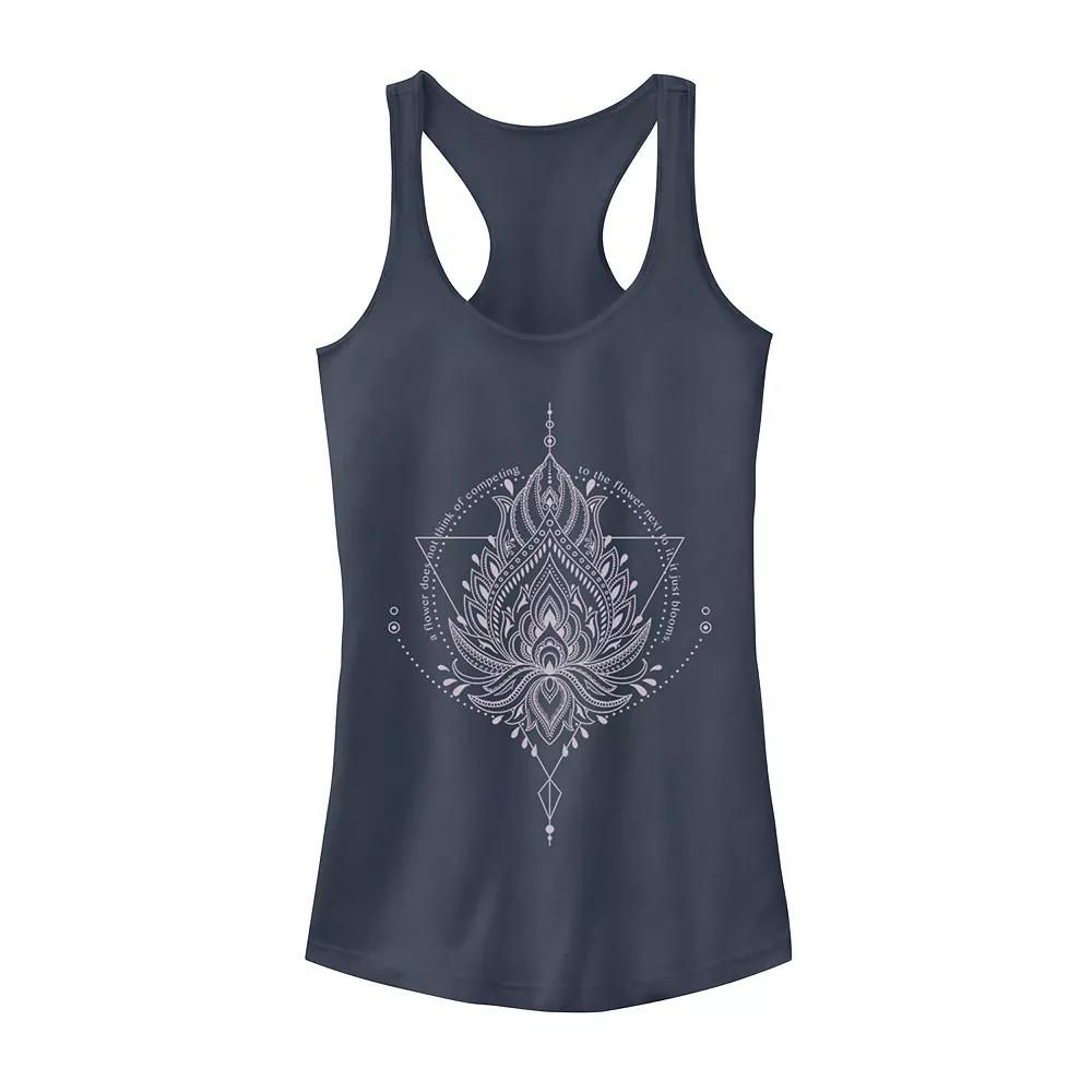 Juniors' Moon Flower Zodiac Graphic Tank Top, Girl's,  Product Image