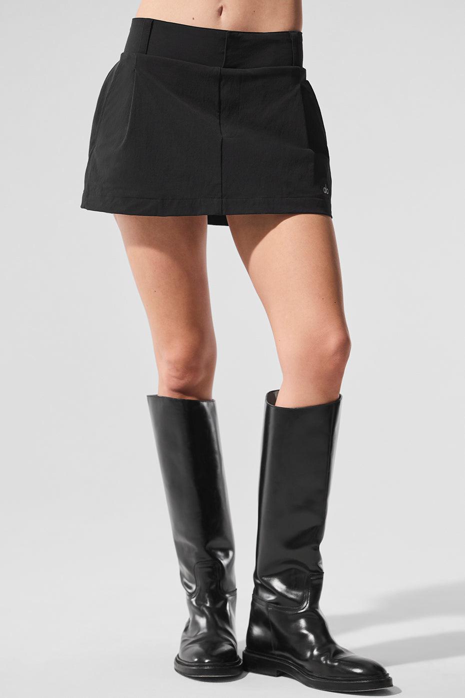 Fan Club Mini Skirt - Black Product Image