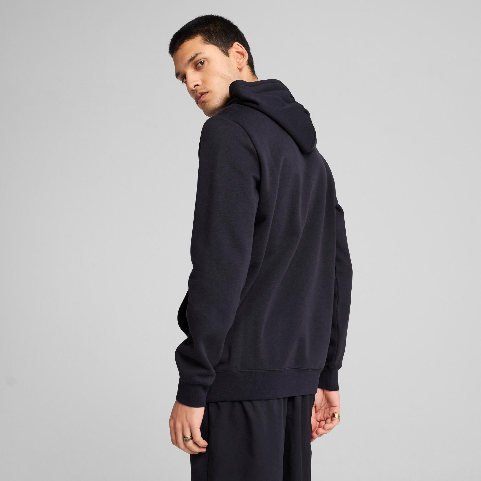 PUMA Essentials No. 1 Logo Men's Hoodie in Dark Blue Product Image