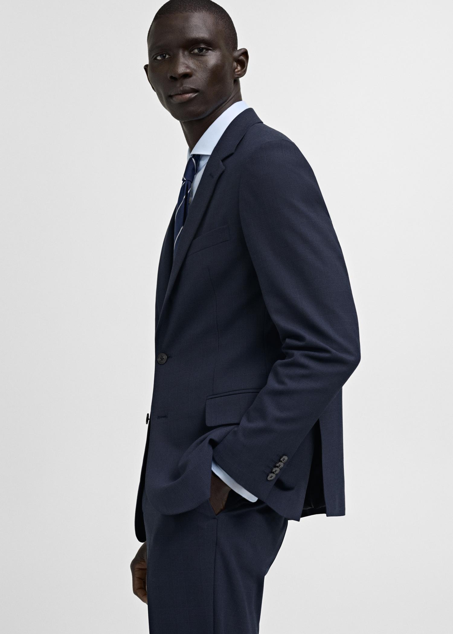 Milan slim-fit suit blazer - Men | MANGO USA Product Image