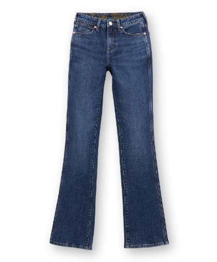 SALE Wrangler® x Lainey Wilson Baskin Blue Boot Hugger Jeans Product Image
