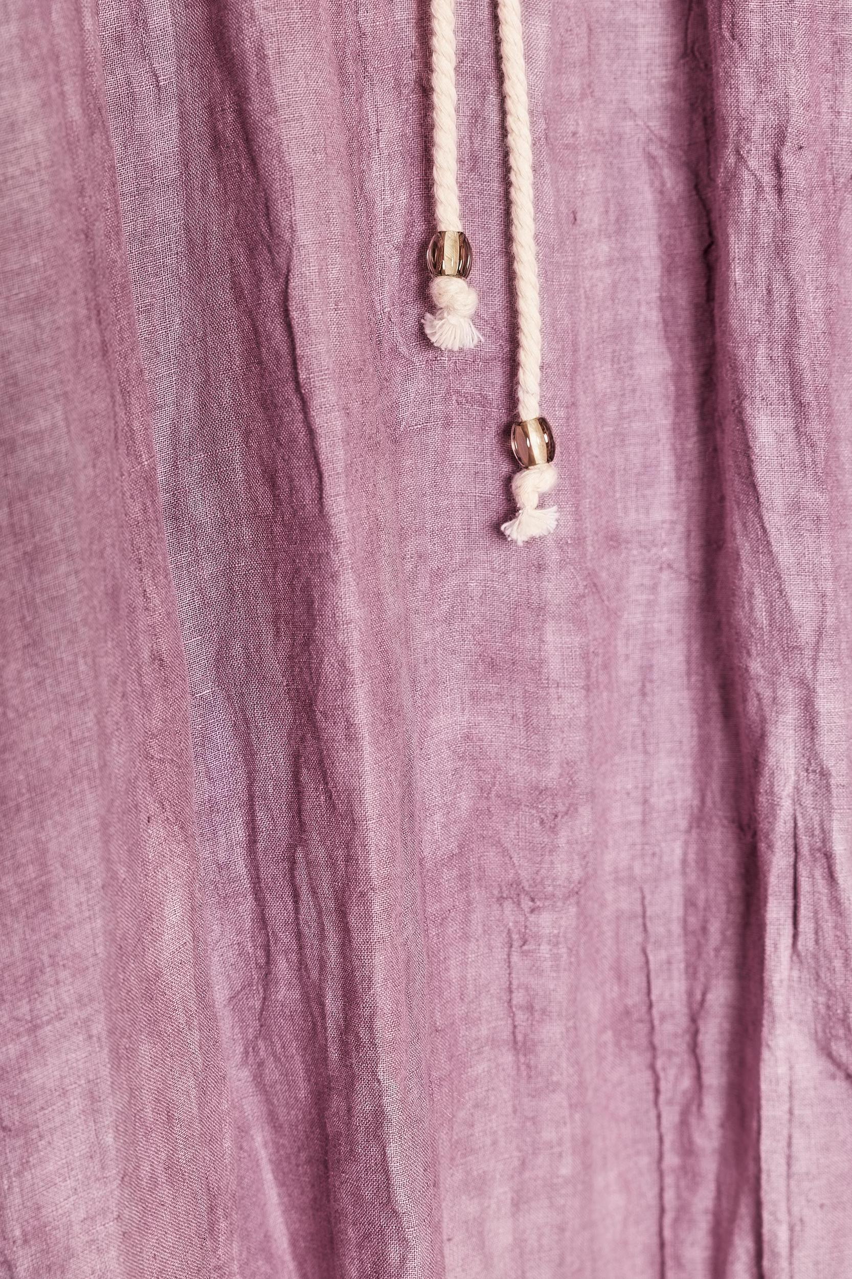 ZW COLLECTION TIE-DYE LINEN TUNIC DRESS Product Image