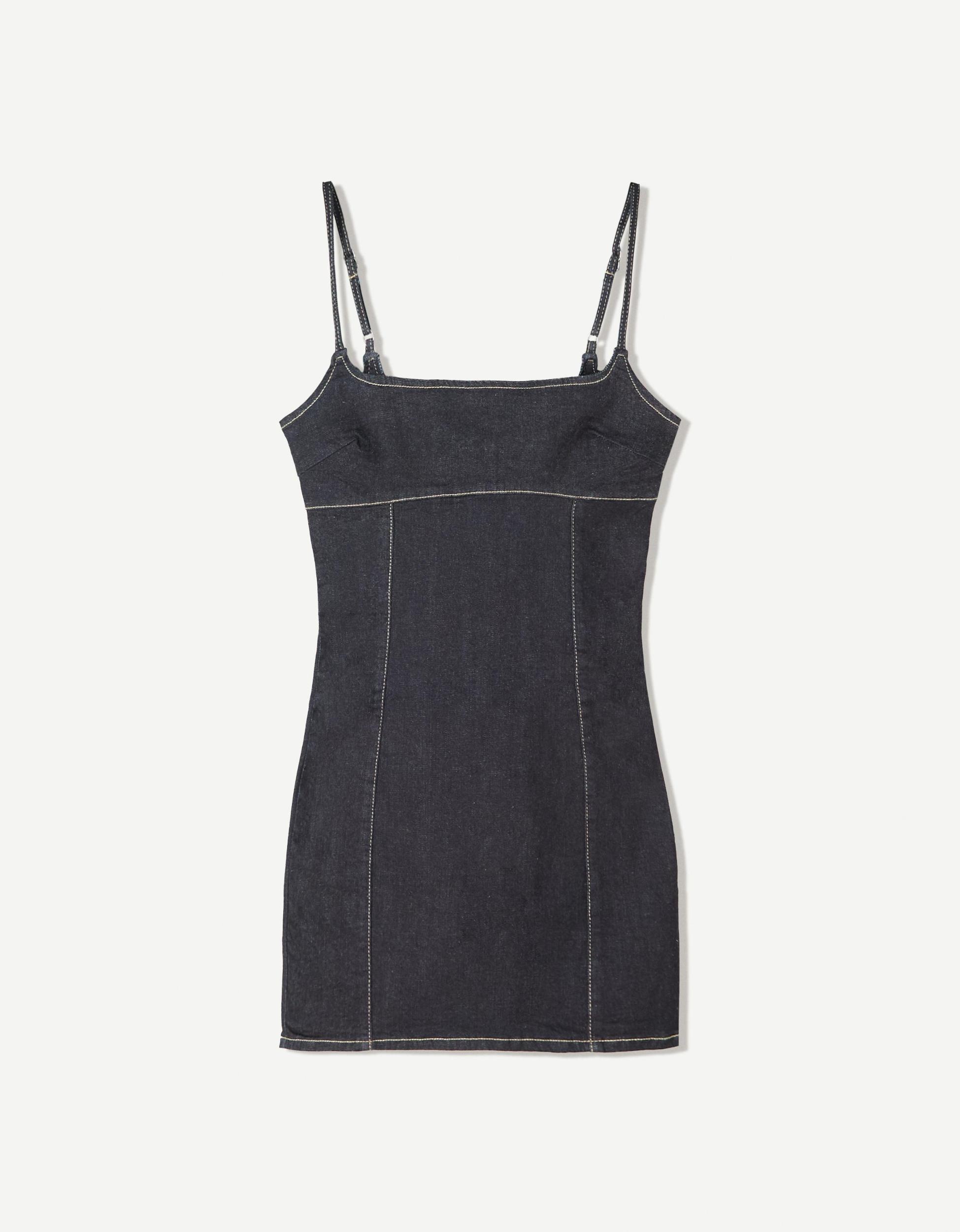 Short denim dress Product Image