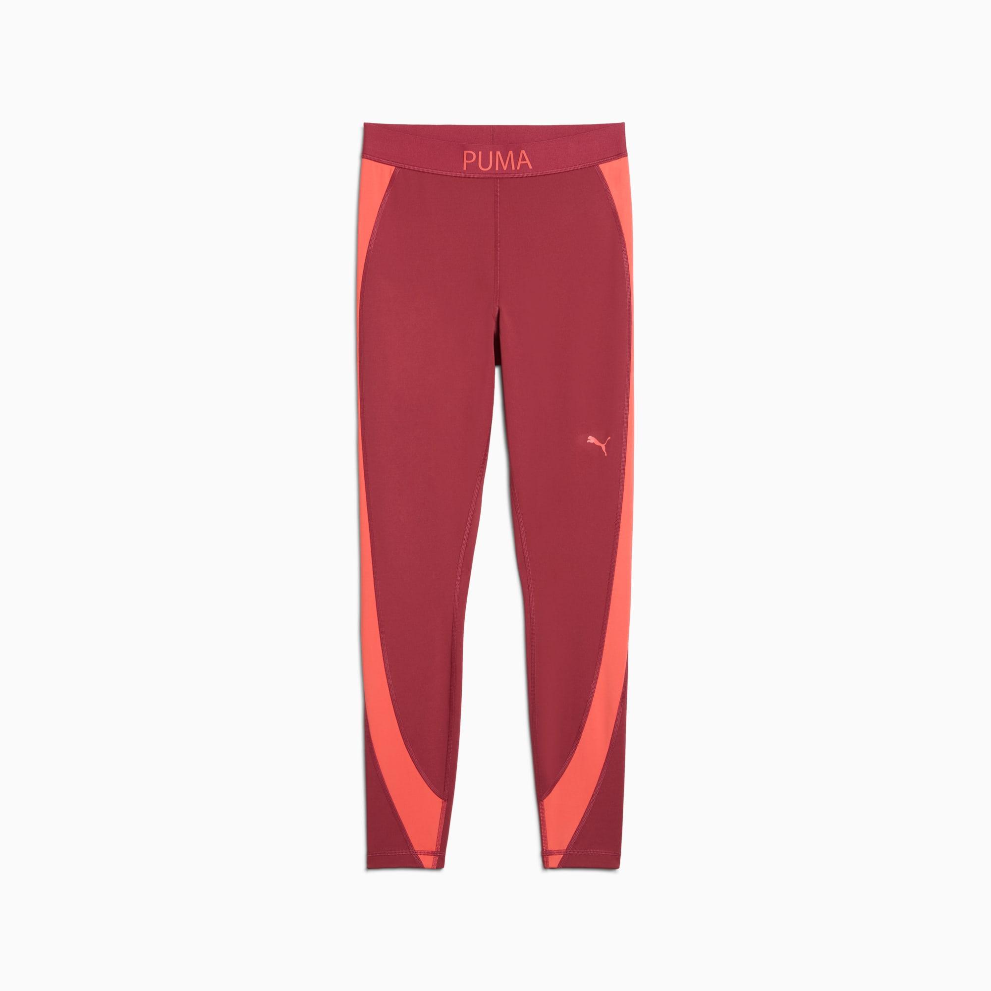 PUMA STRONG High-Waisted 7/8 Color Block Women's Tights Product Image