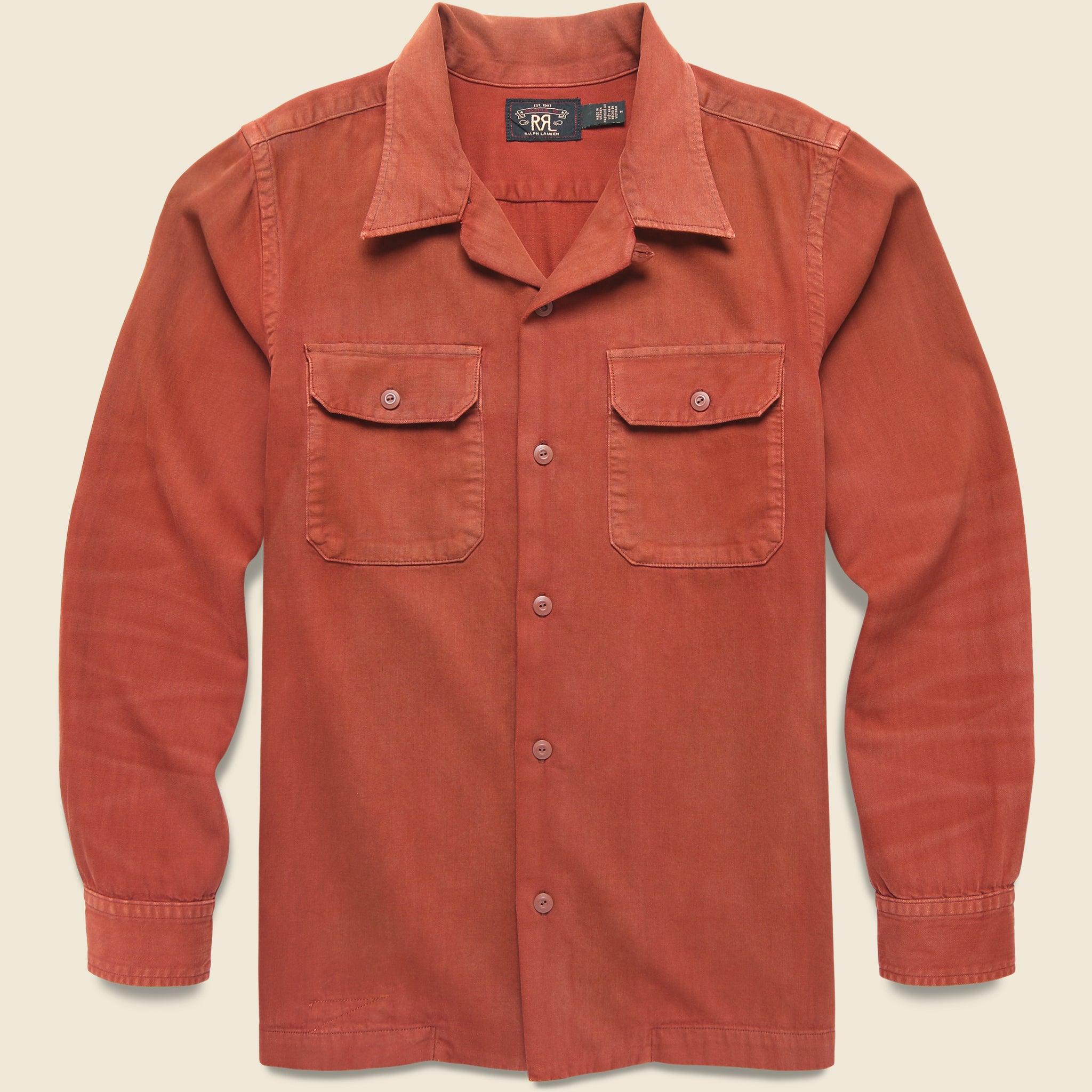 Holmes Camp Shirt - Brick Product Image