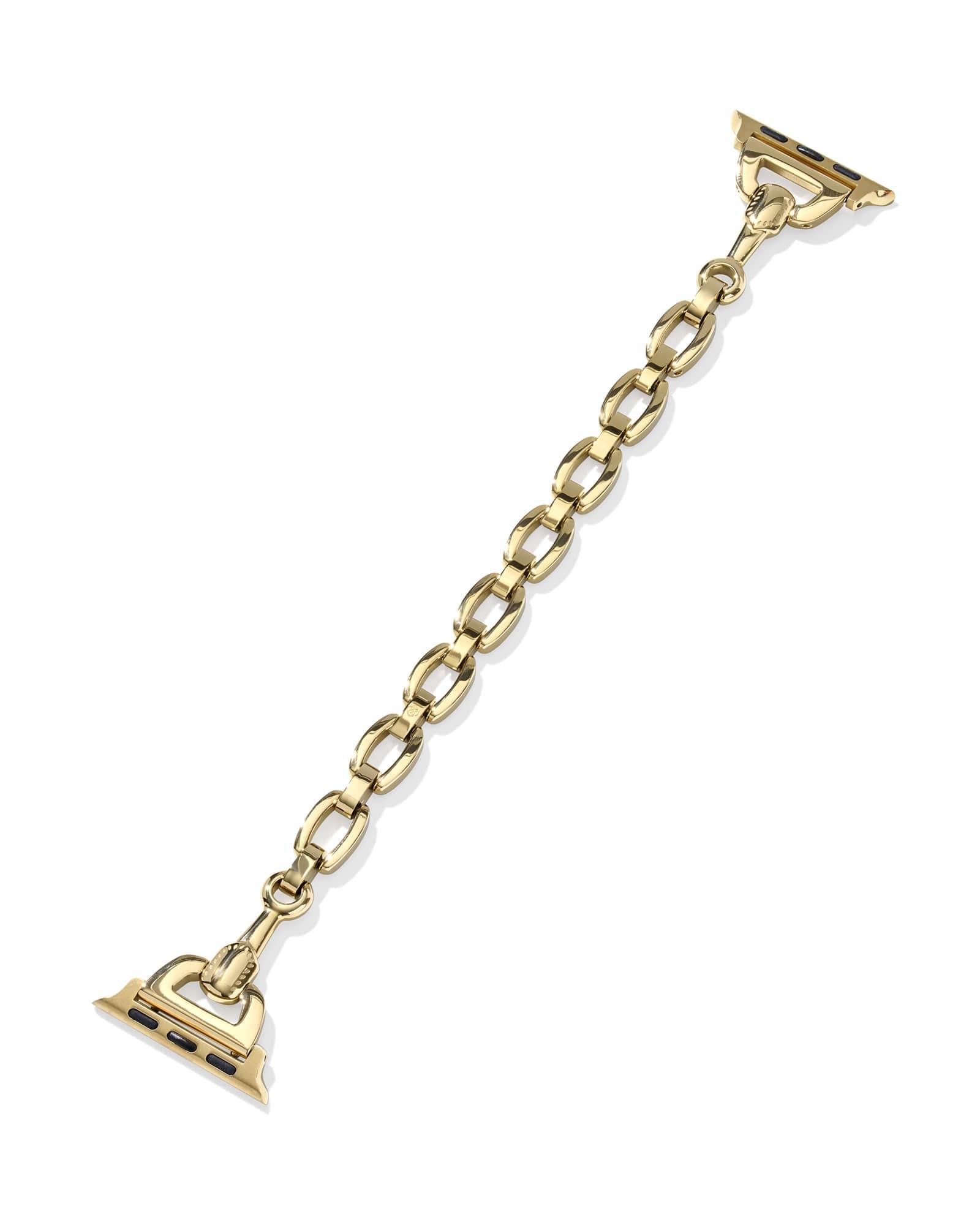 McClain Gold Polished Stainless Steel Watch Band Product Image