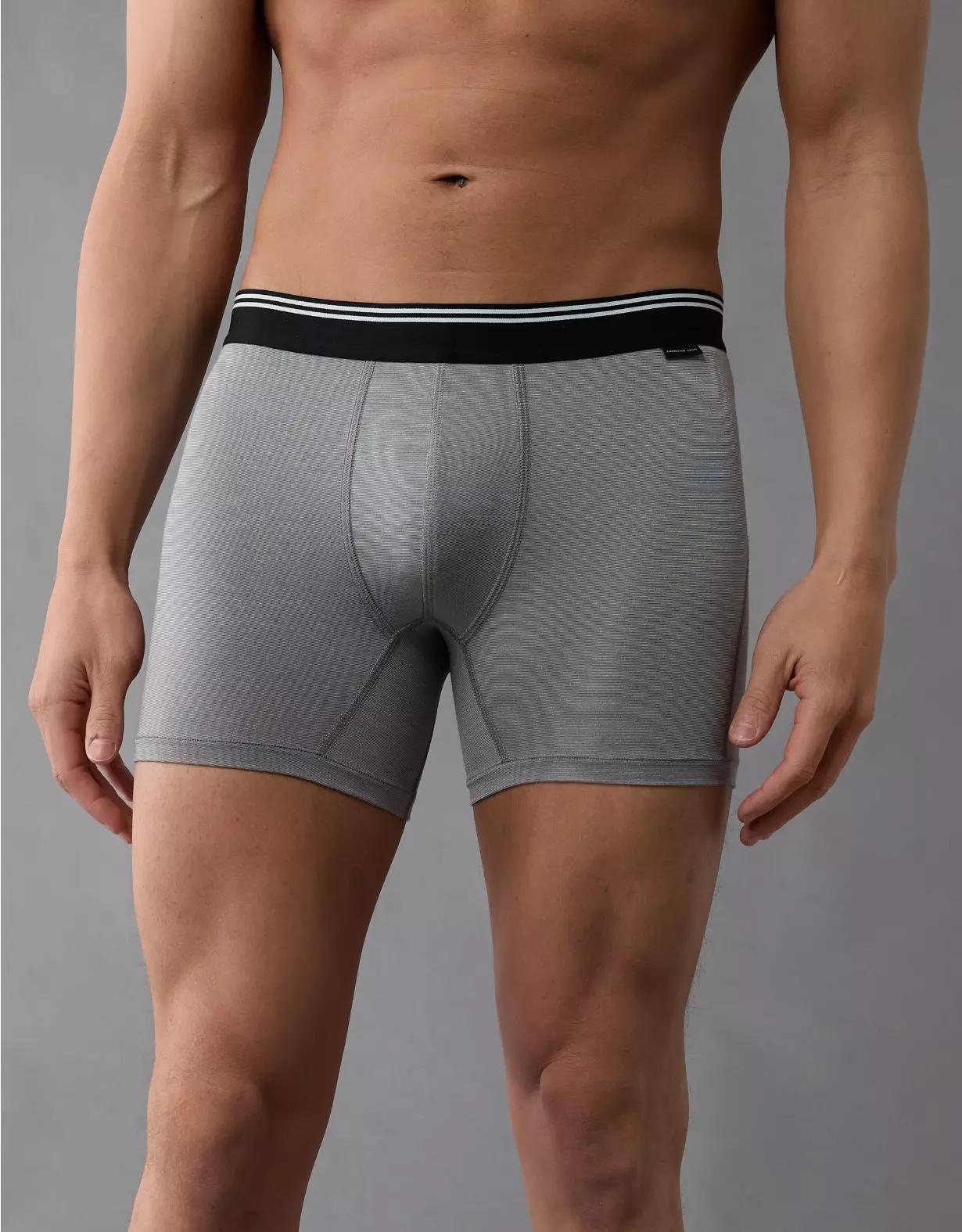 AEO Men's Flamingos Slim Knit Ultra Soft Boxer Short Product Image