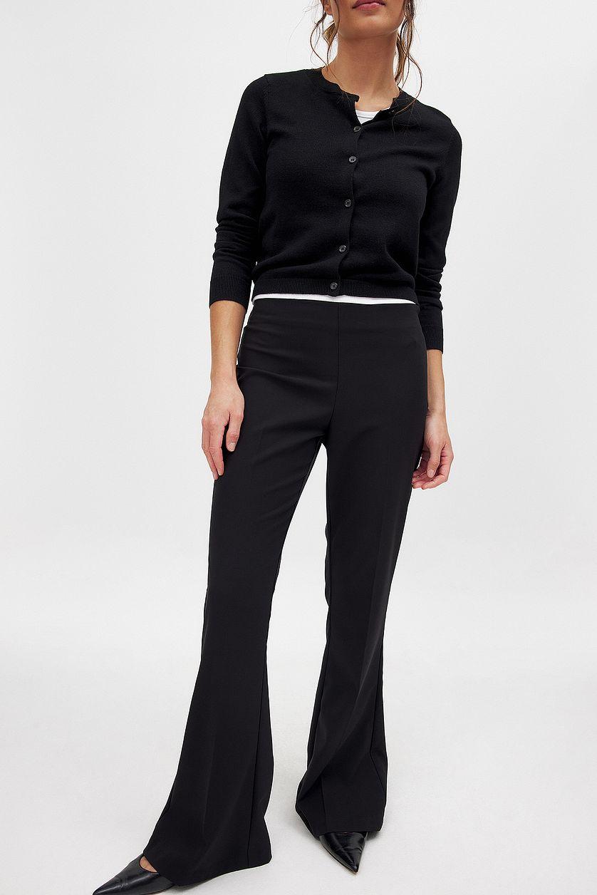 Flared Low Waist Pants Product Image