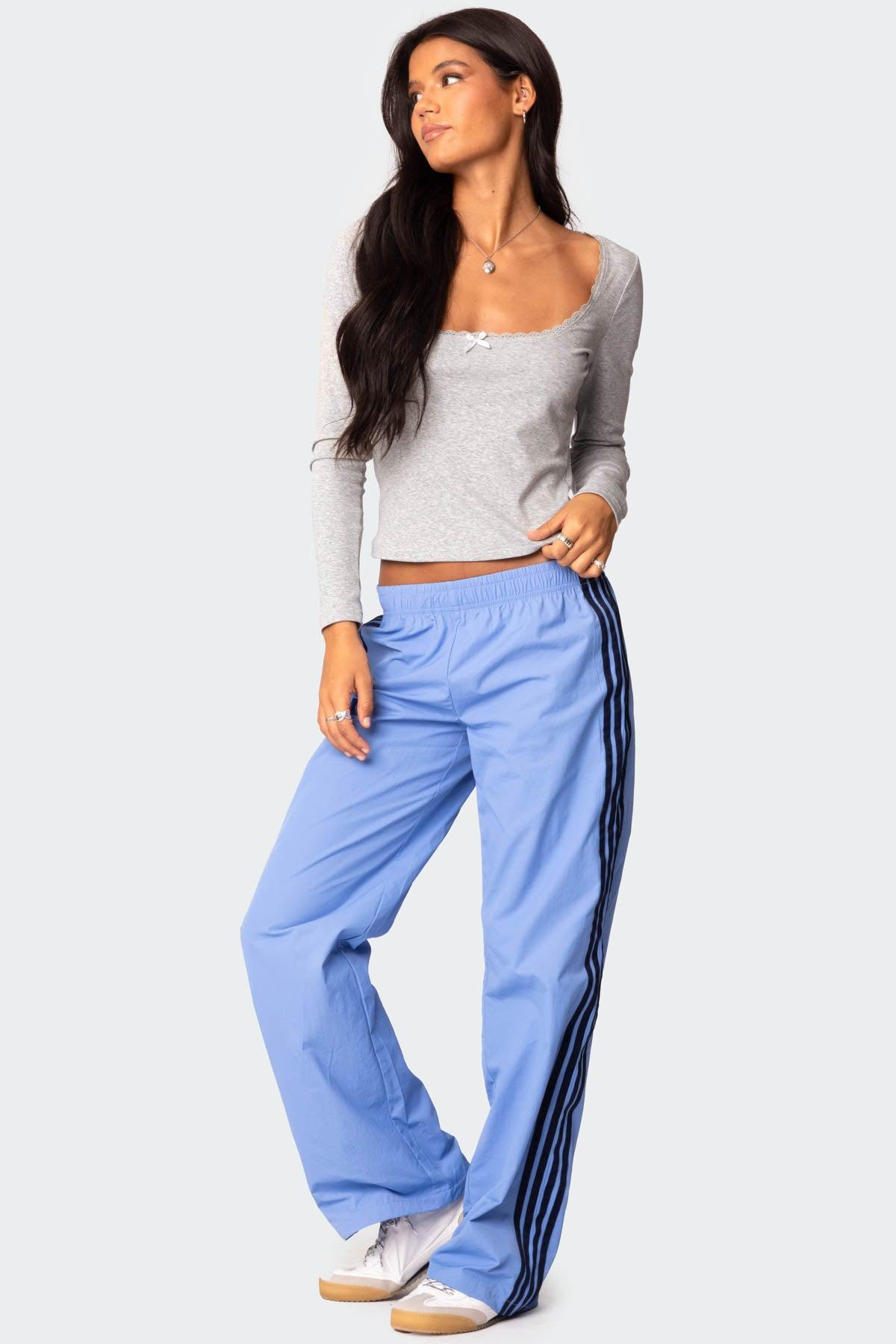 Mora Lace Trim Ribbed T Shirt Product Image