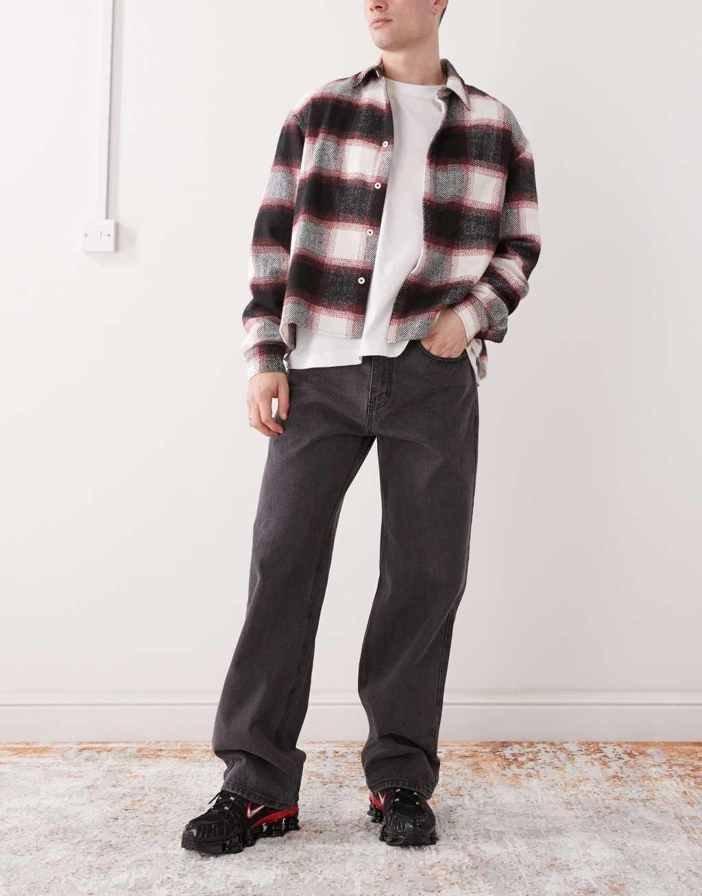 Guess Originals baggy jeans in washed black denim Product Image