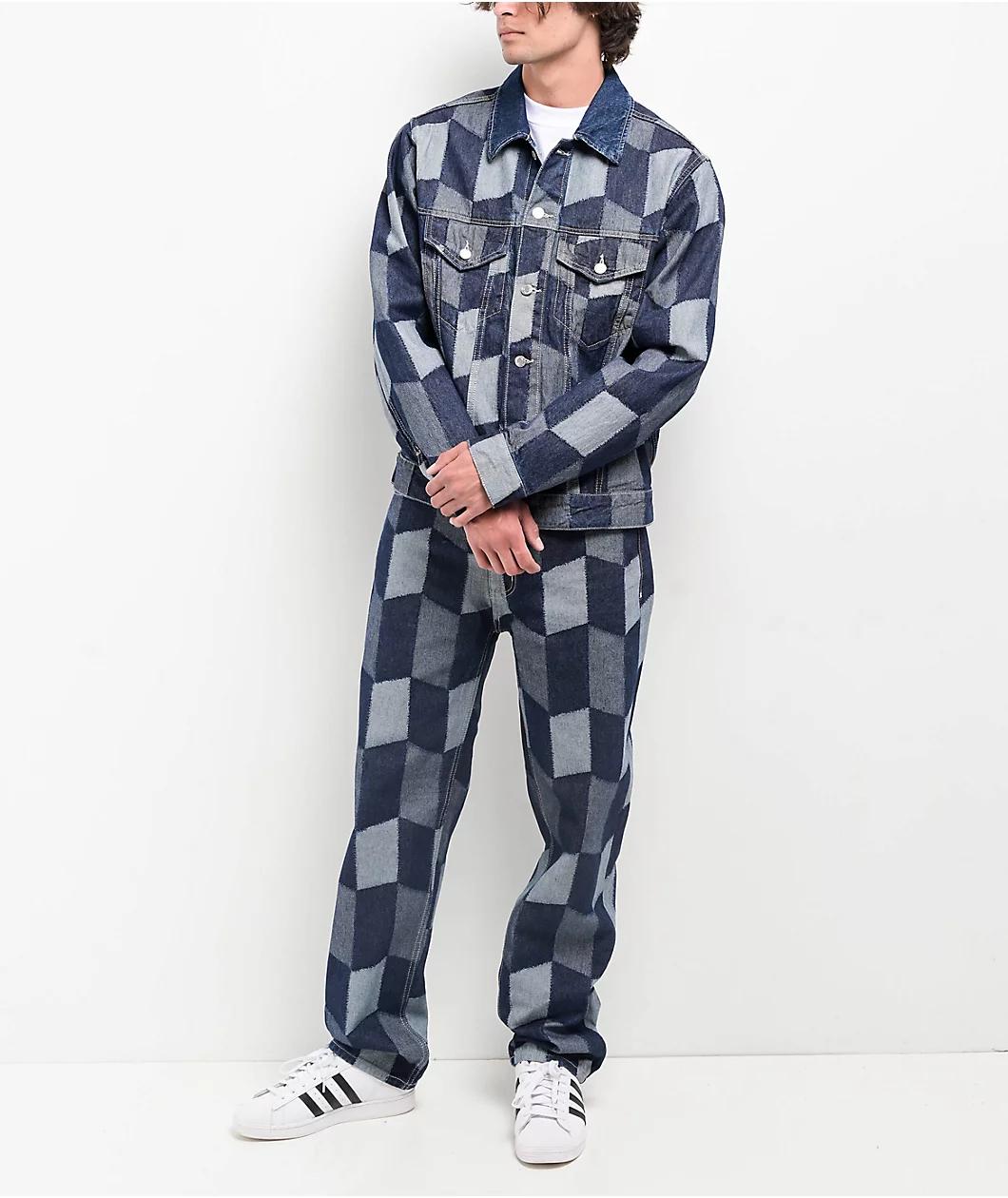 HUF Patchwork Denim Pants Product Image