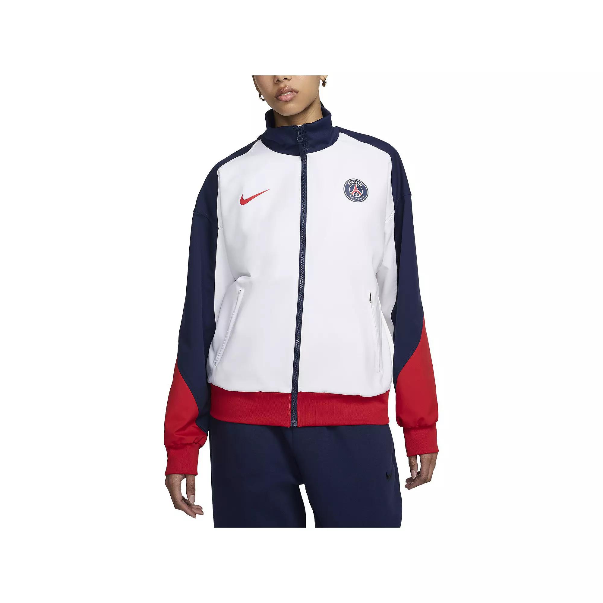 Women's Nike White Paris Saint-Germain 2024/25 Strike Anthem Full-Zip Jacket,  Product Image