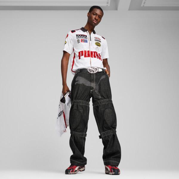 A$AP ROCKY x PUMA Knee Pad Men's Pants in Black/Denim Product Image