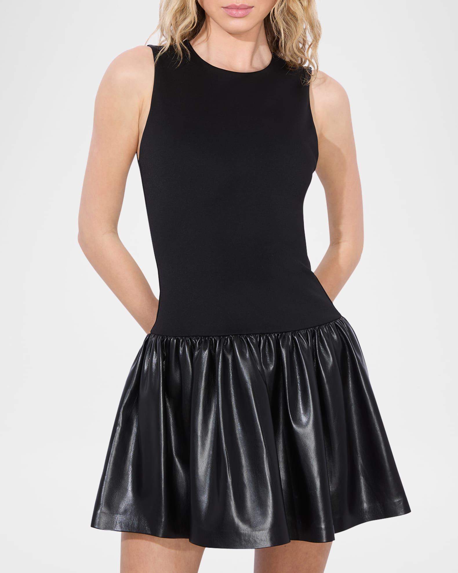 Ella Combo Drop-Waist Mini Dress Product Image