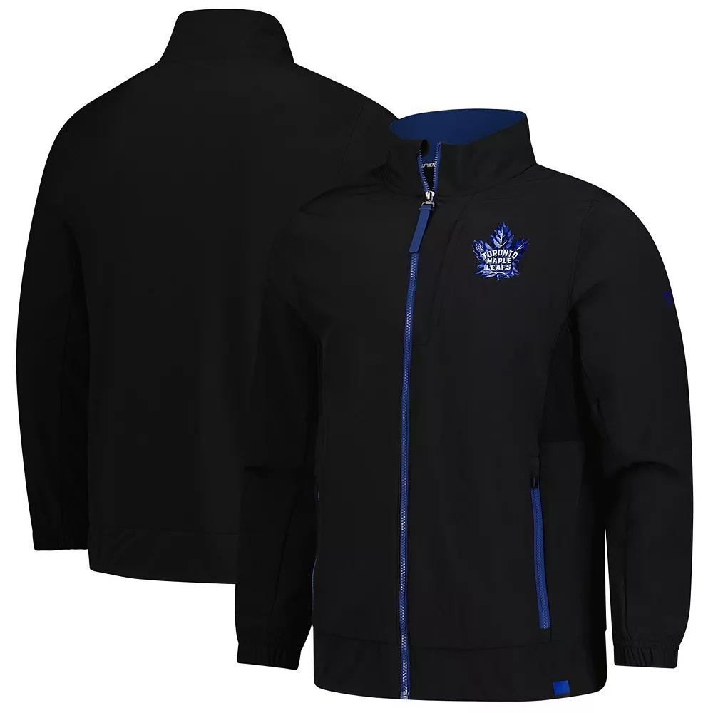 Men's Fanatics Black Toronto Maple Leafs Woven Rink Full-Zip Jacket, Size: Large, Mpl Black Product Image