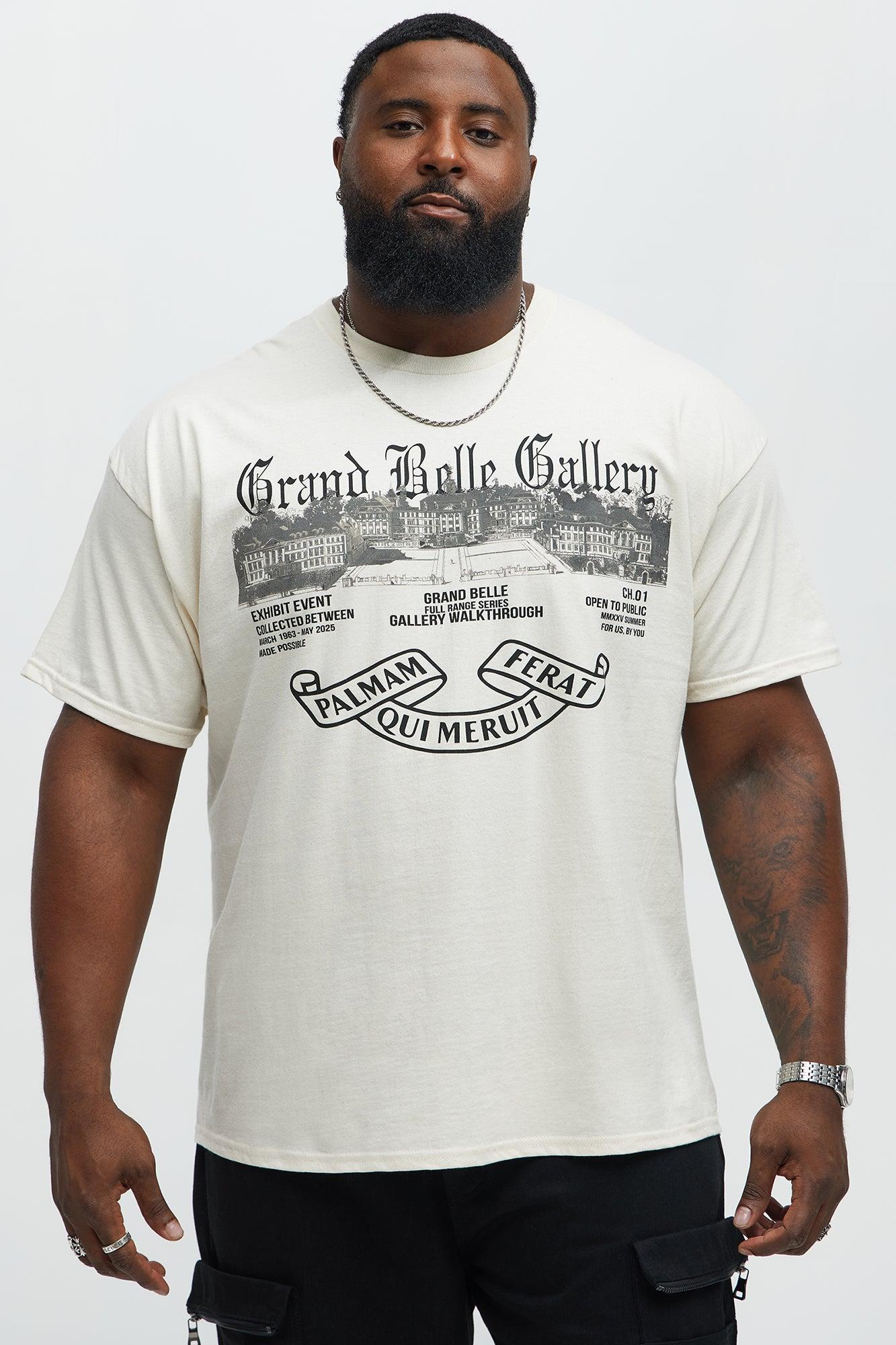 Grand Belle Gallery Short Sleeve Tee - Natural Male Product Image