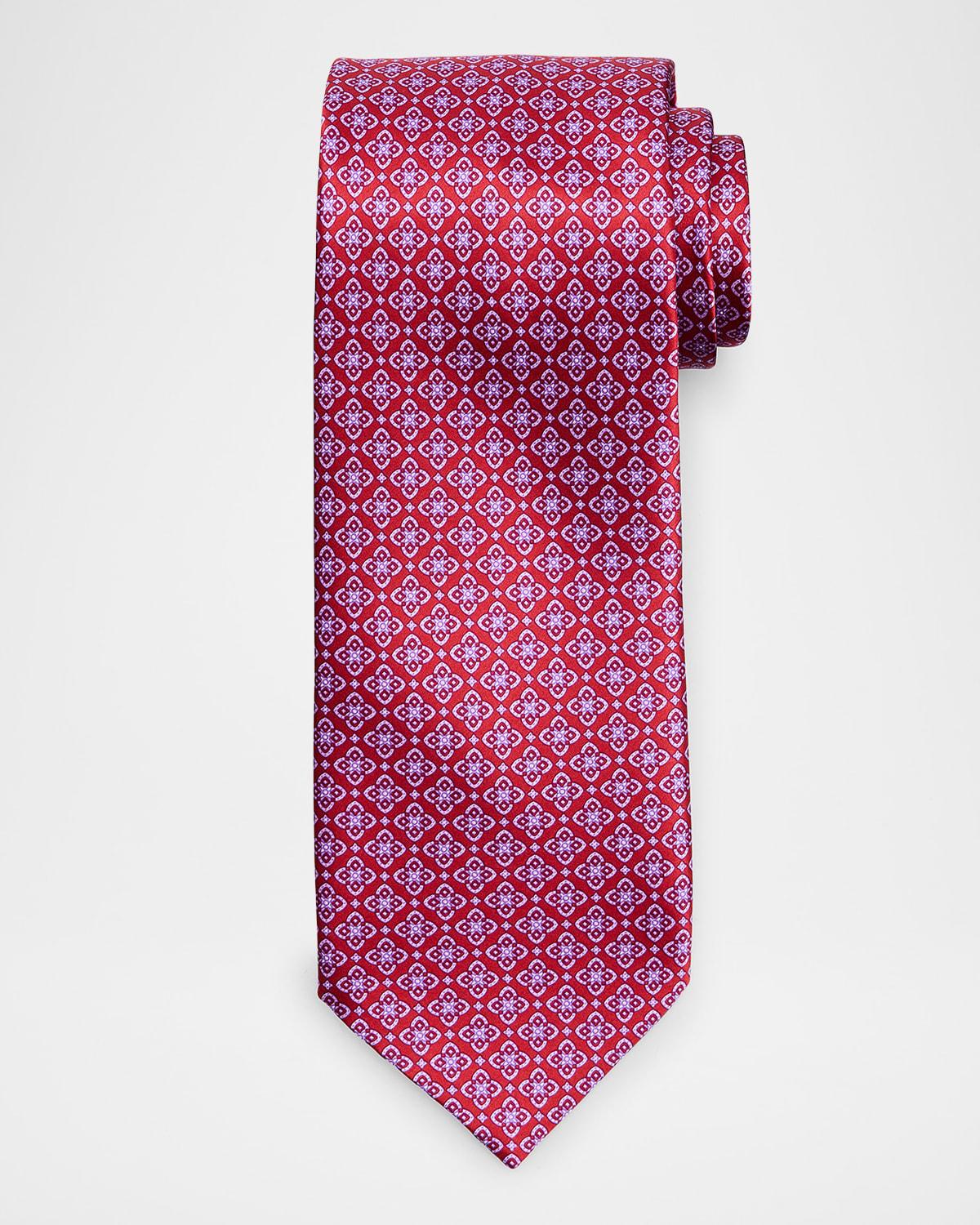 Mens Medallion Silk Tie Product Image