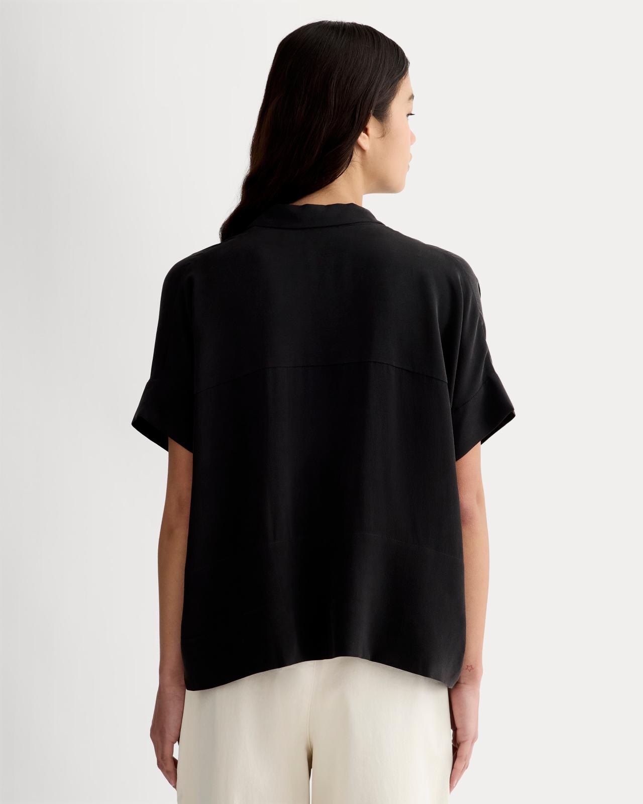 Womens Boxy Shirt in Washable Silk by Everlane Size 0 Product Image