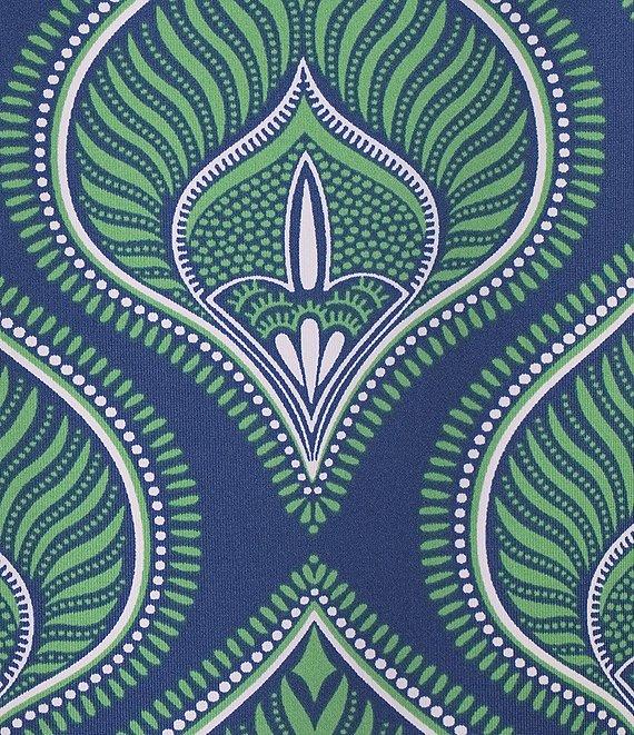 J.McLaughlin Wavesong Catalina Cloth Button Boat Neck 3/4 Sleeve Top Product Image